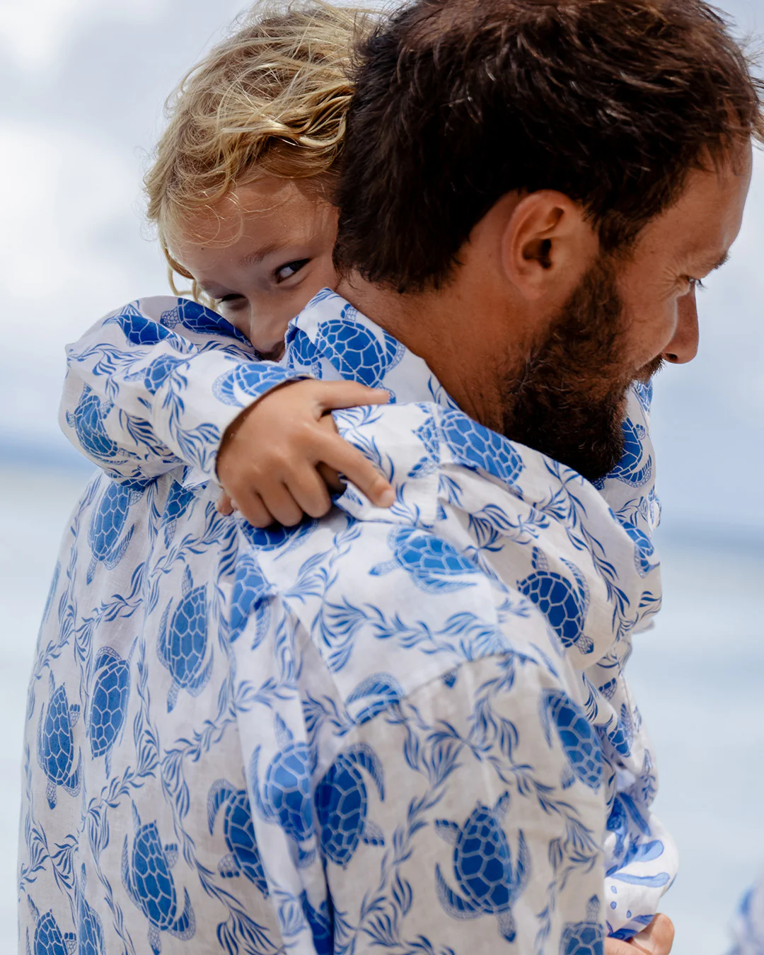 Kids' Linen Shirt TURTLE TRELLIS - Image 5