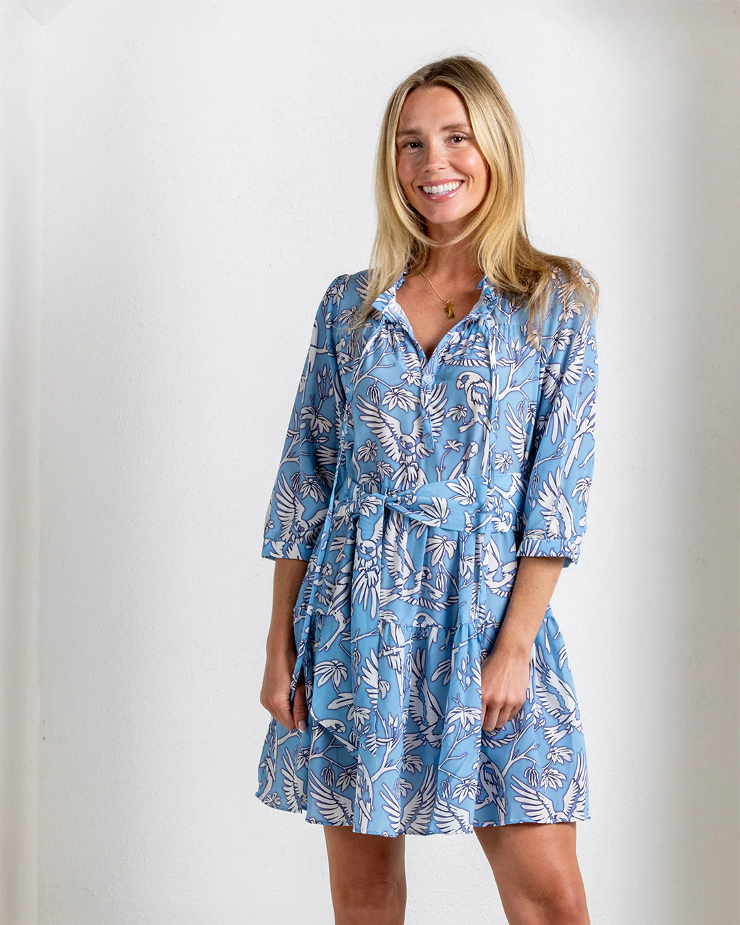 Silk Amy Dress PARROT - Image 6