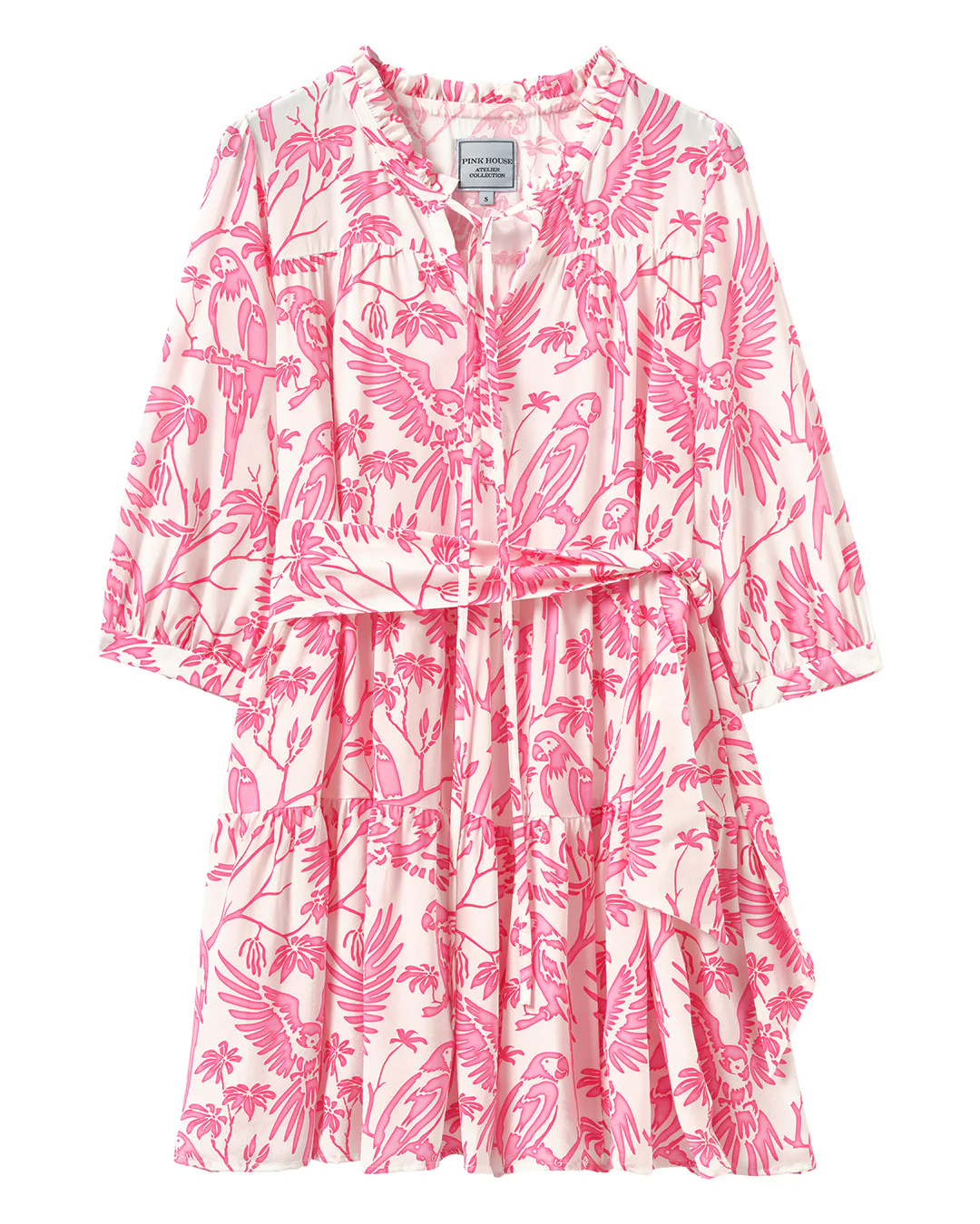 Silk Amy Dress PARROT - Image 2