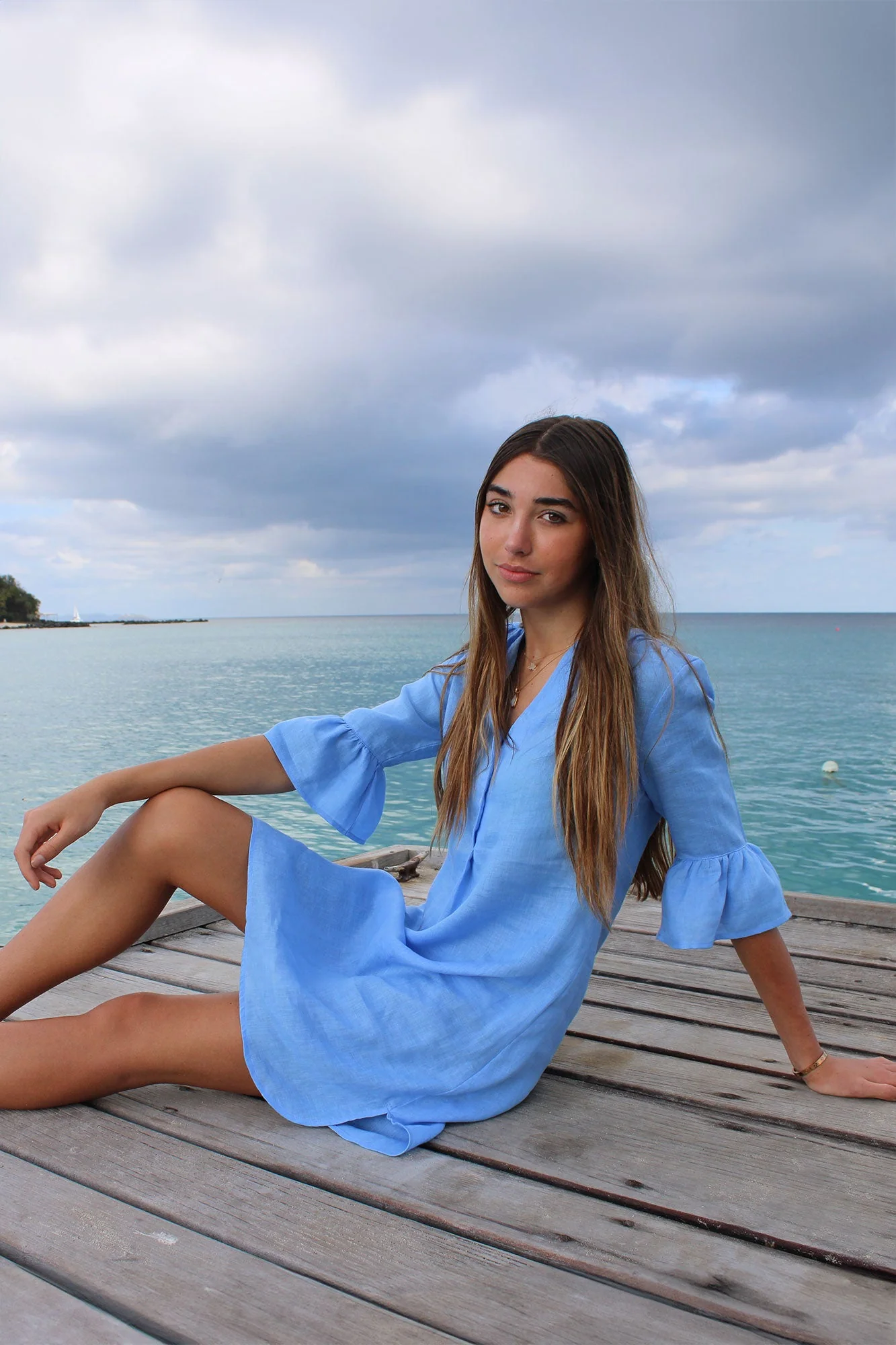Linen Decima Dress - Image 4