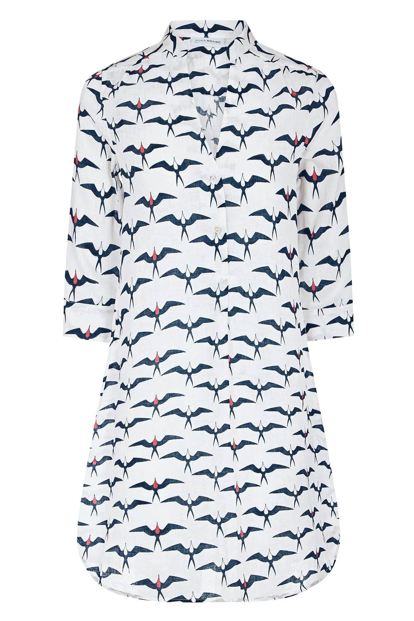 Linen Decima Dress FRIGATE BIRD - Image 2