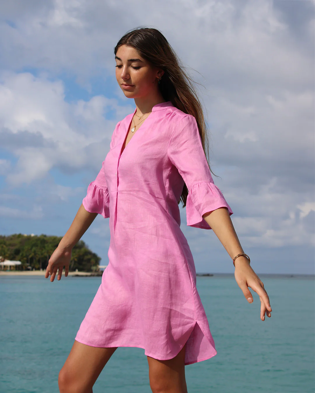 Linen Decima Dress - Image 3
