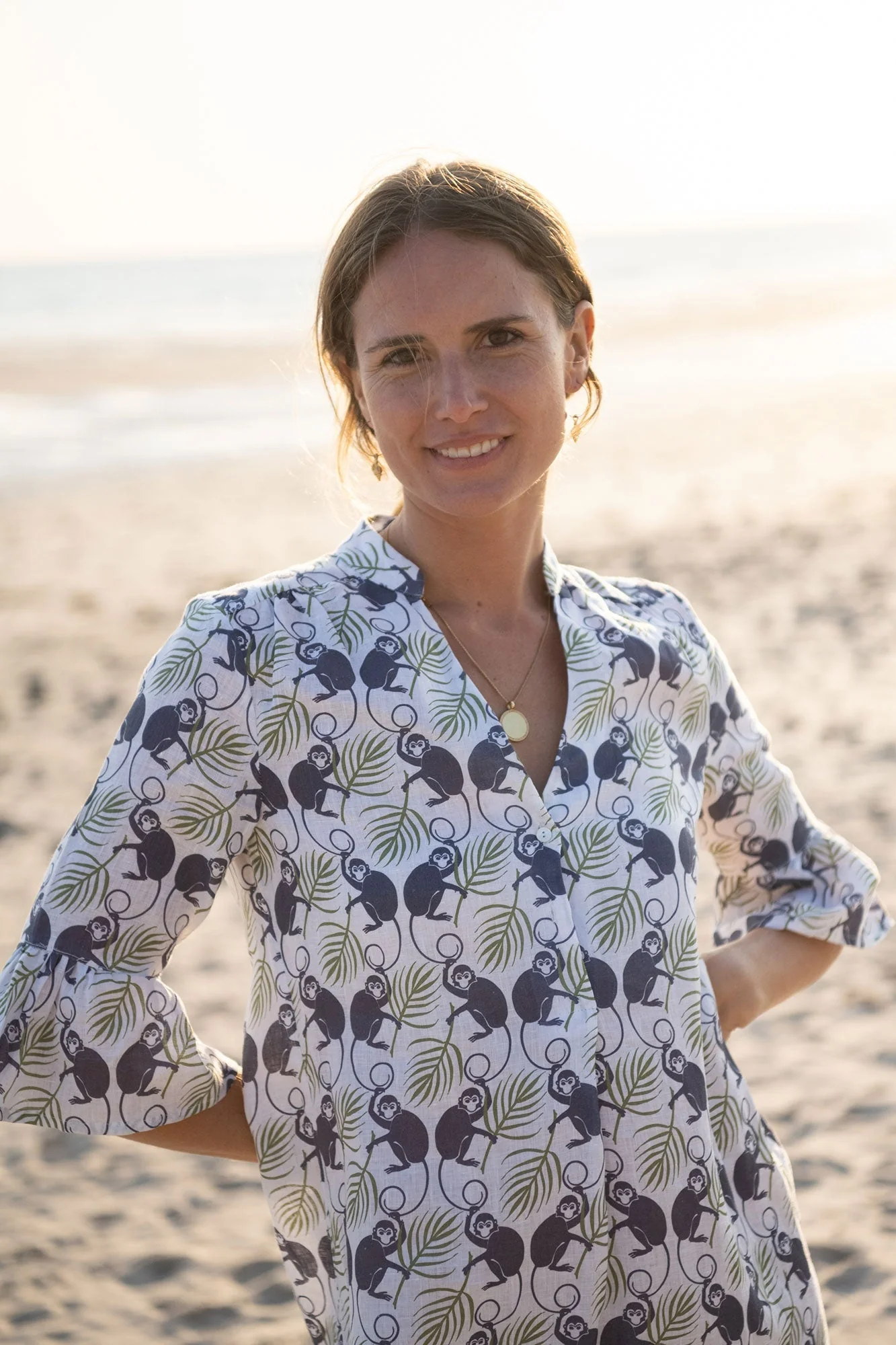 Linen Decima Dress MONKEY & PALMS - Image 4