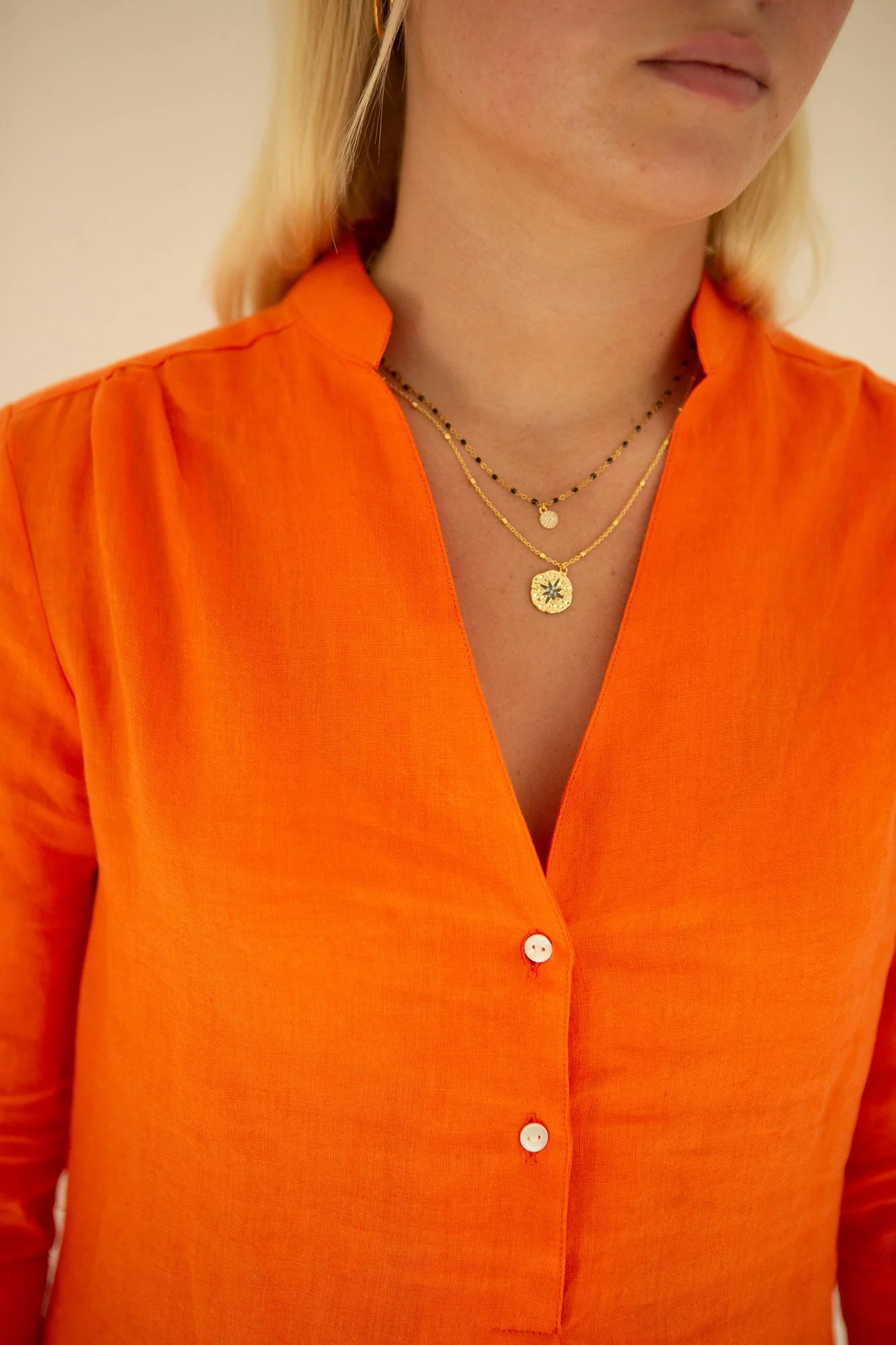 Linen Decima Mini Dress - Image 7