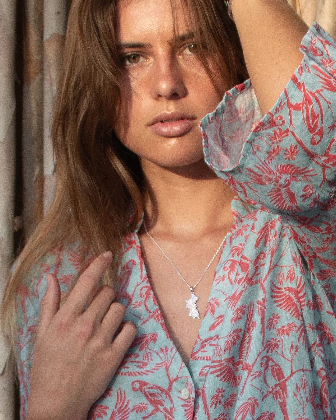 Linen Decima Dress PARROT - Image 4