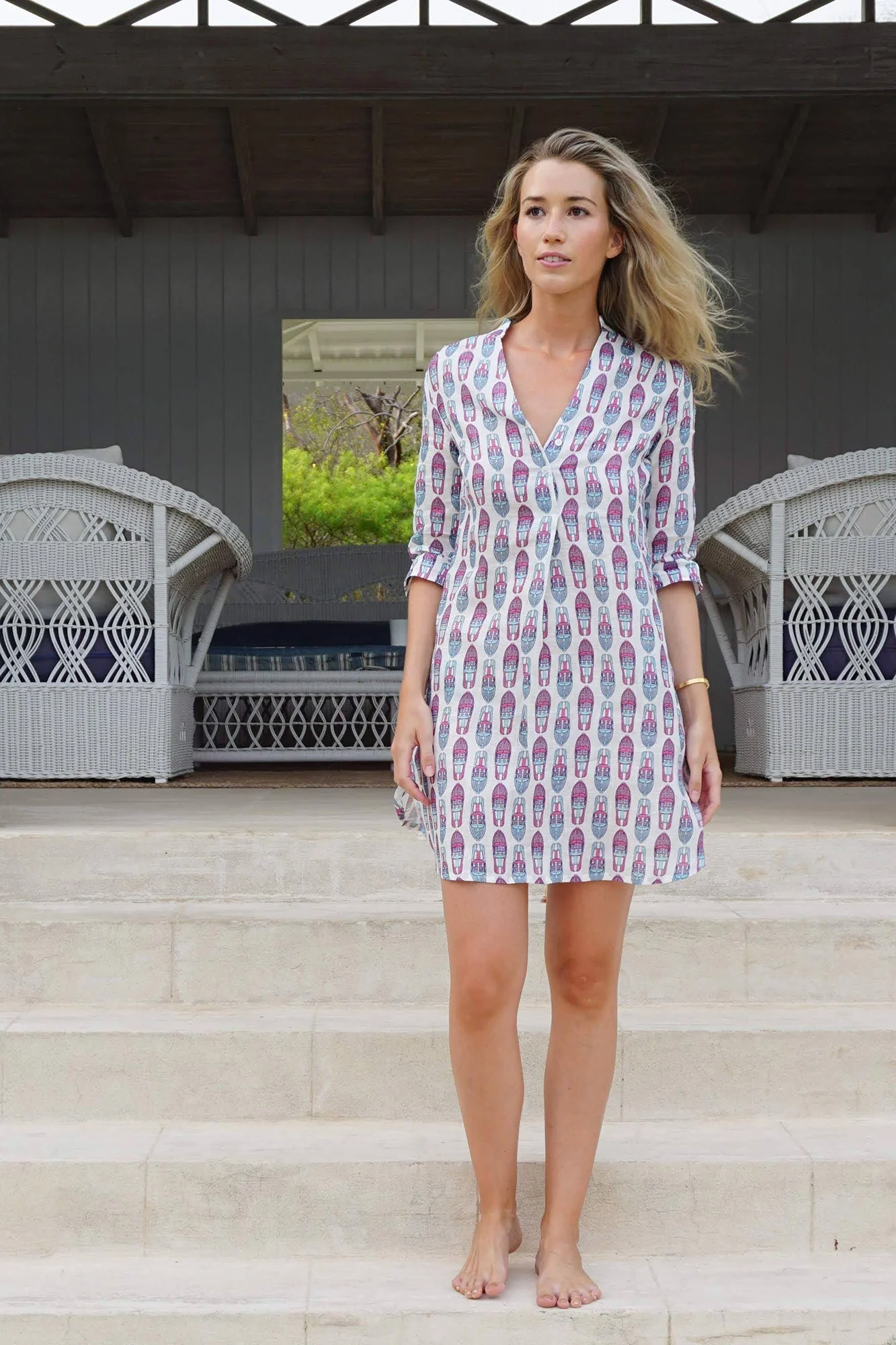 Linen Decima Dress RIVA - Image 3