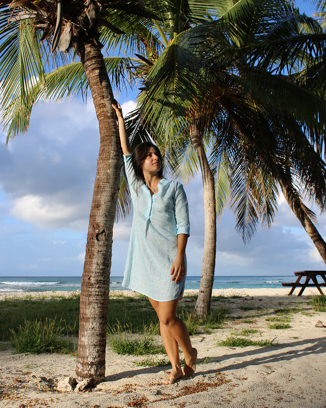 Linen Decima Dress SEALEAF - Image 7