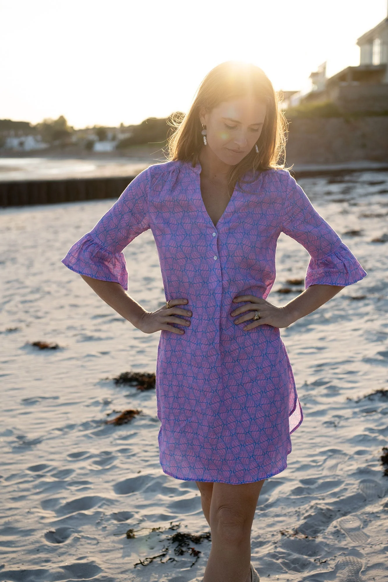 Linen Decima Dress SHELLTOP - Image 2