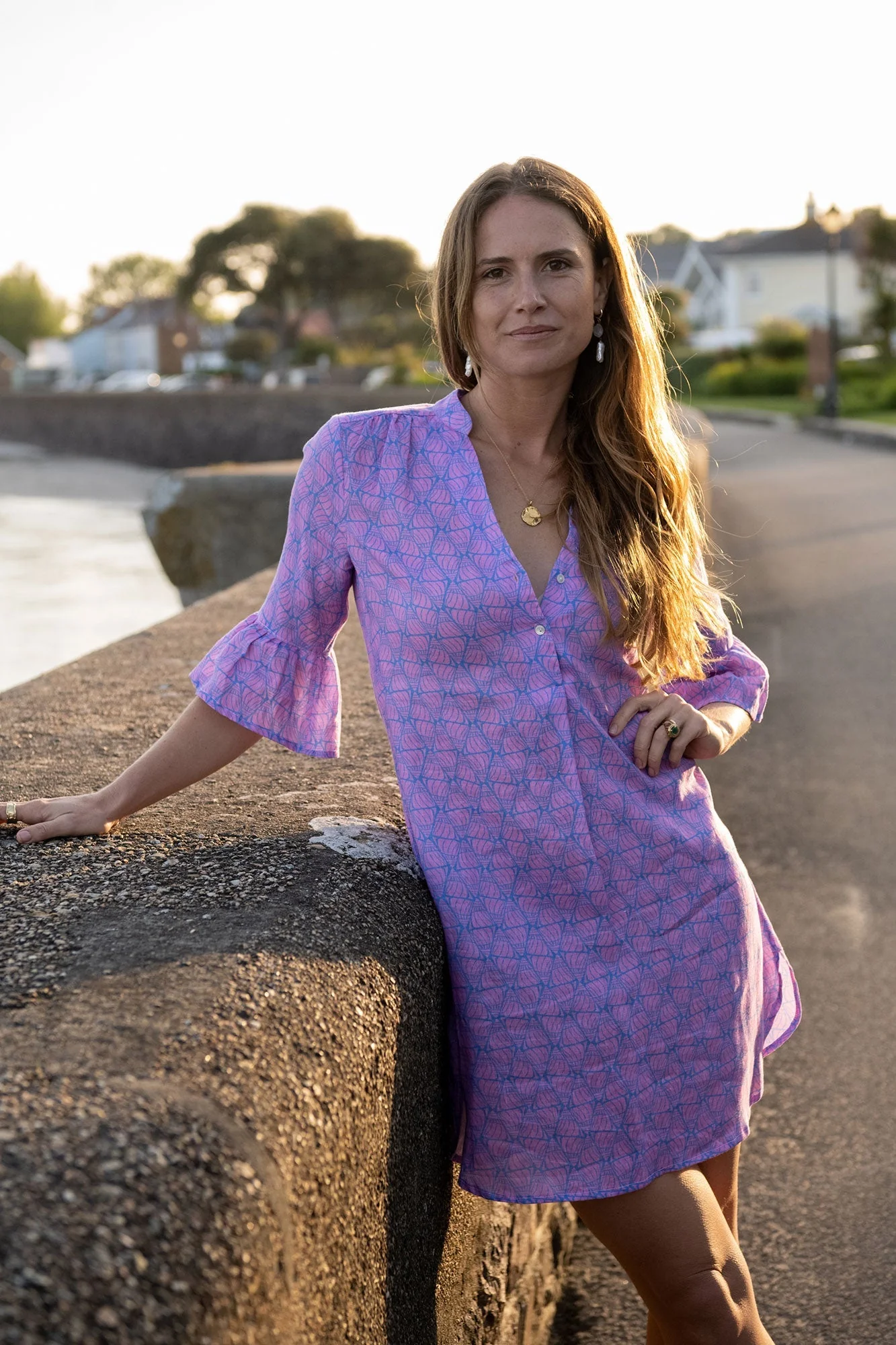 Linen Decima Dress SHELLTOP - Image 5
