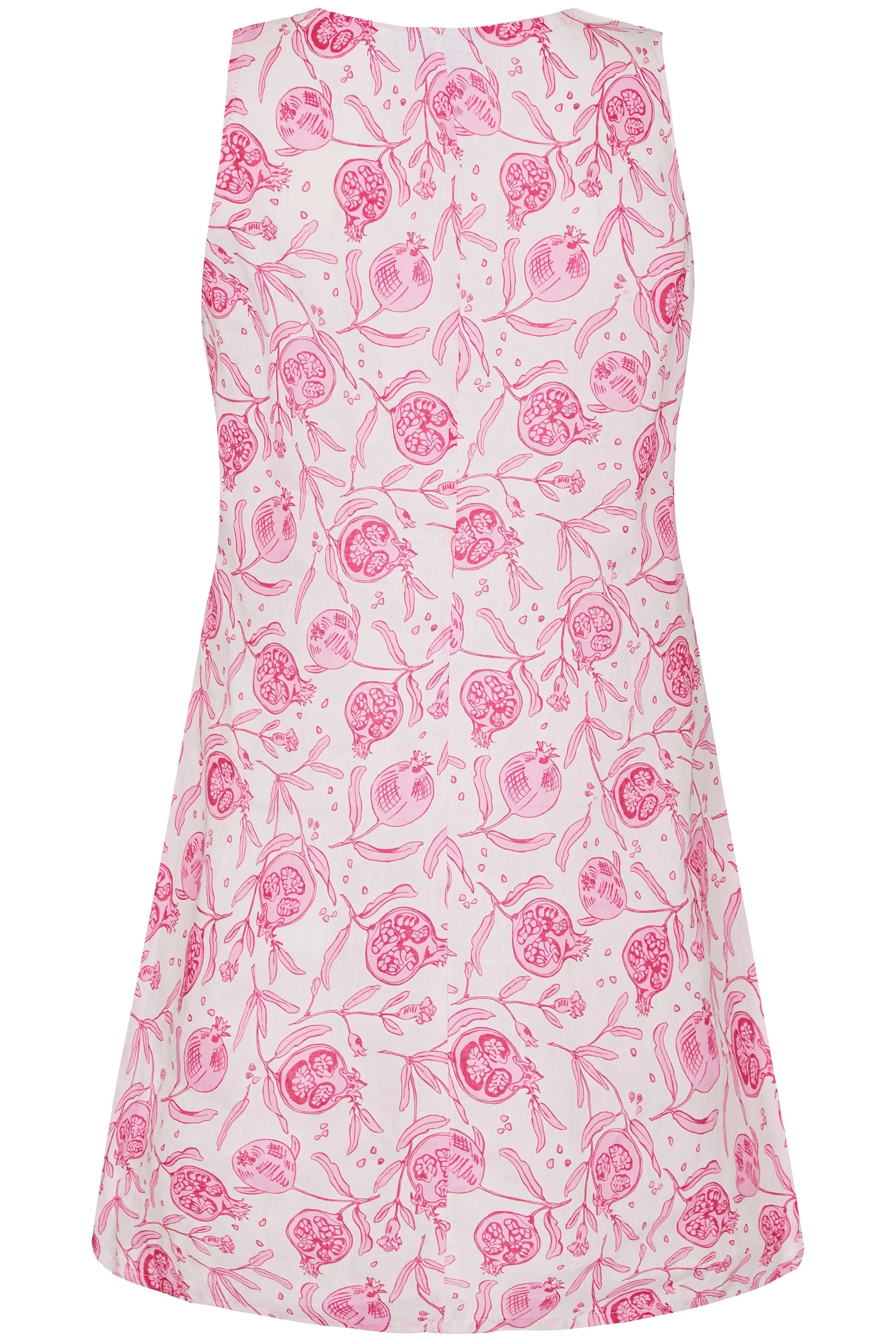 Linen Henny Dress POMEGRANATE - Image 13