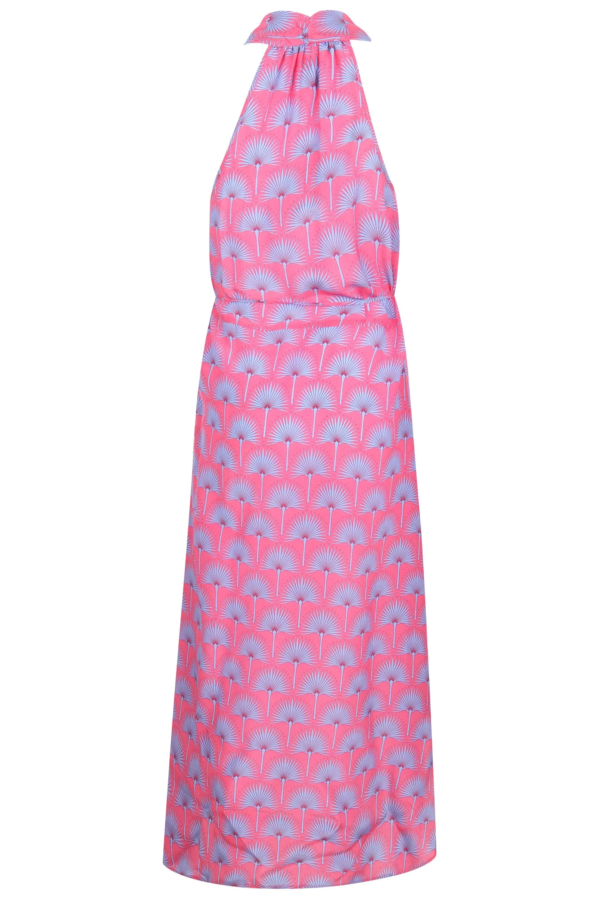 Silk Jemima Dress SINGLE PALM REPEAT - Image 5