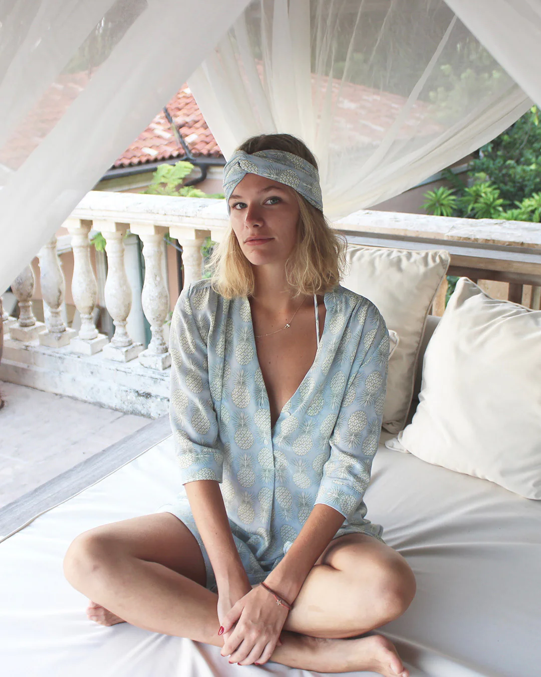 Silk Decima Dress PINEAPPLE - Image 5