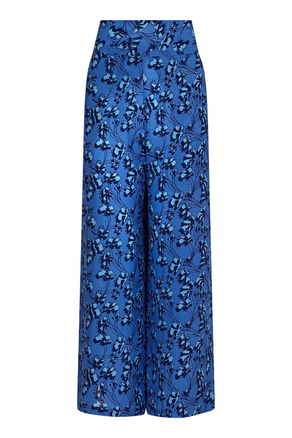 Silk Gabija Palazzo Pants FLAMBOYANT FLOWER - Image 6