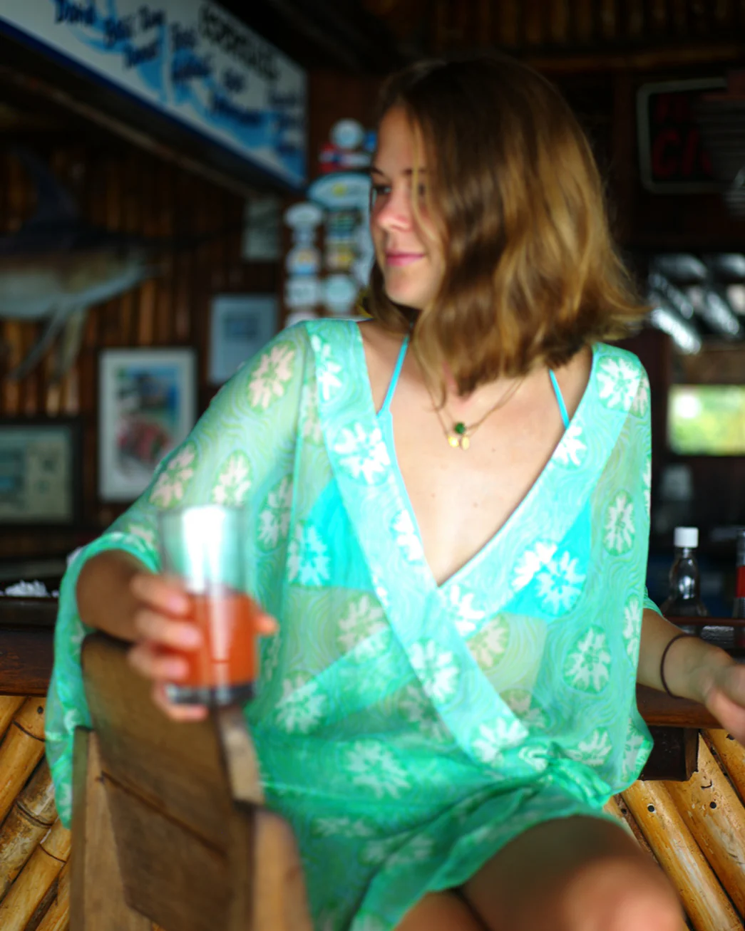 Silk Chiffon Kimono SAND DOLLAR - Image 6