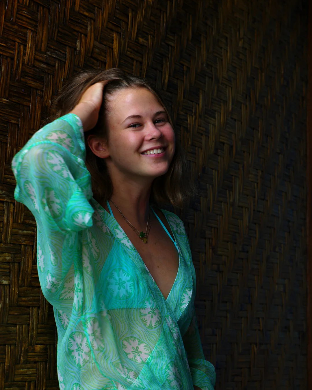 Silk Chiffon Kimono SAND DOLLAR - Image 7