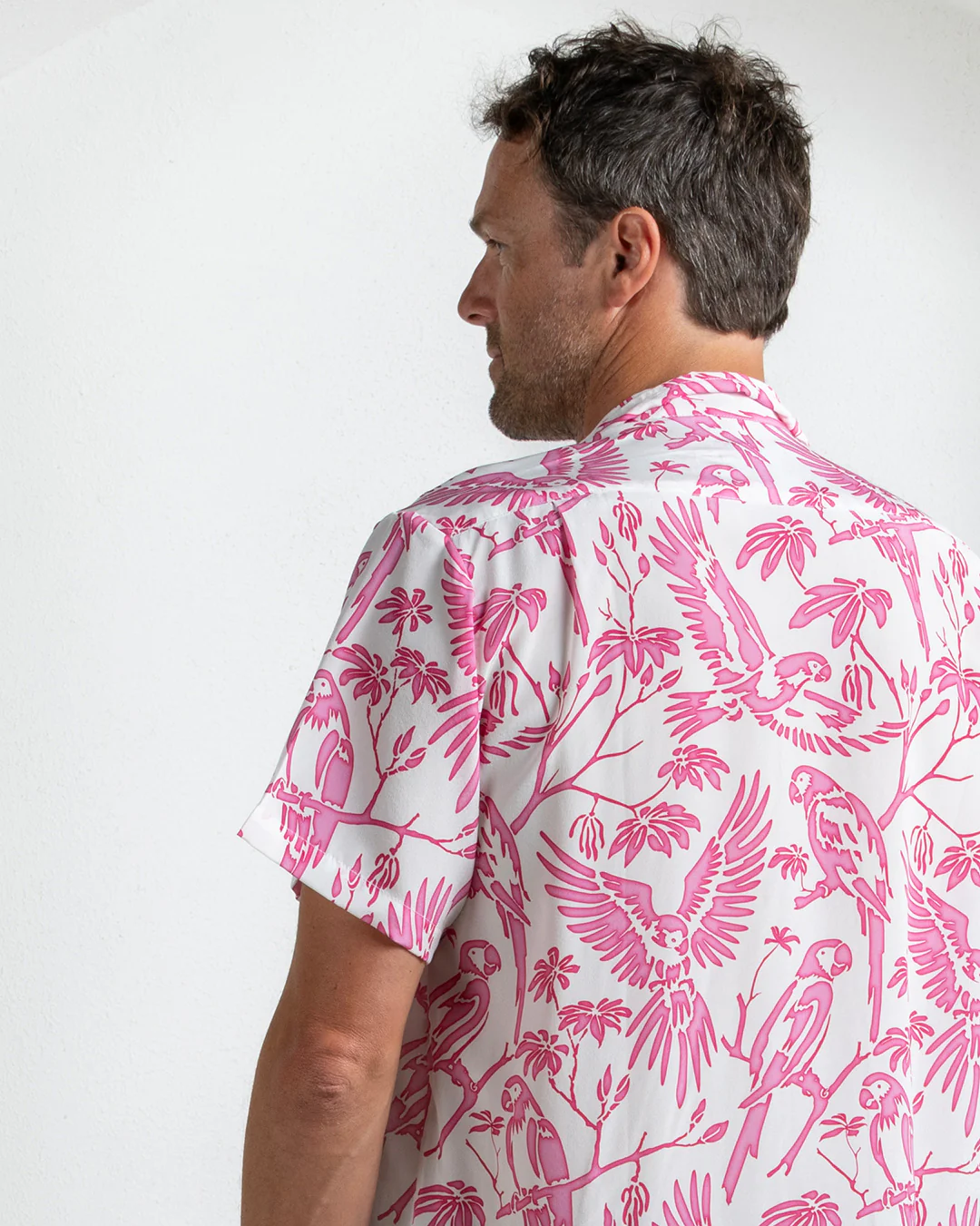 Silk Festival Shirt PARROT - Image 4