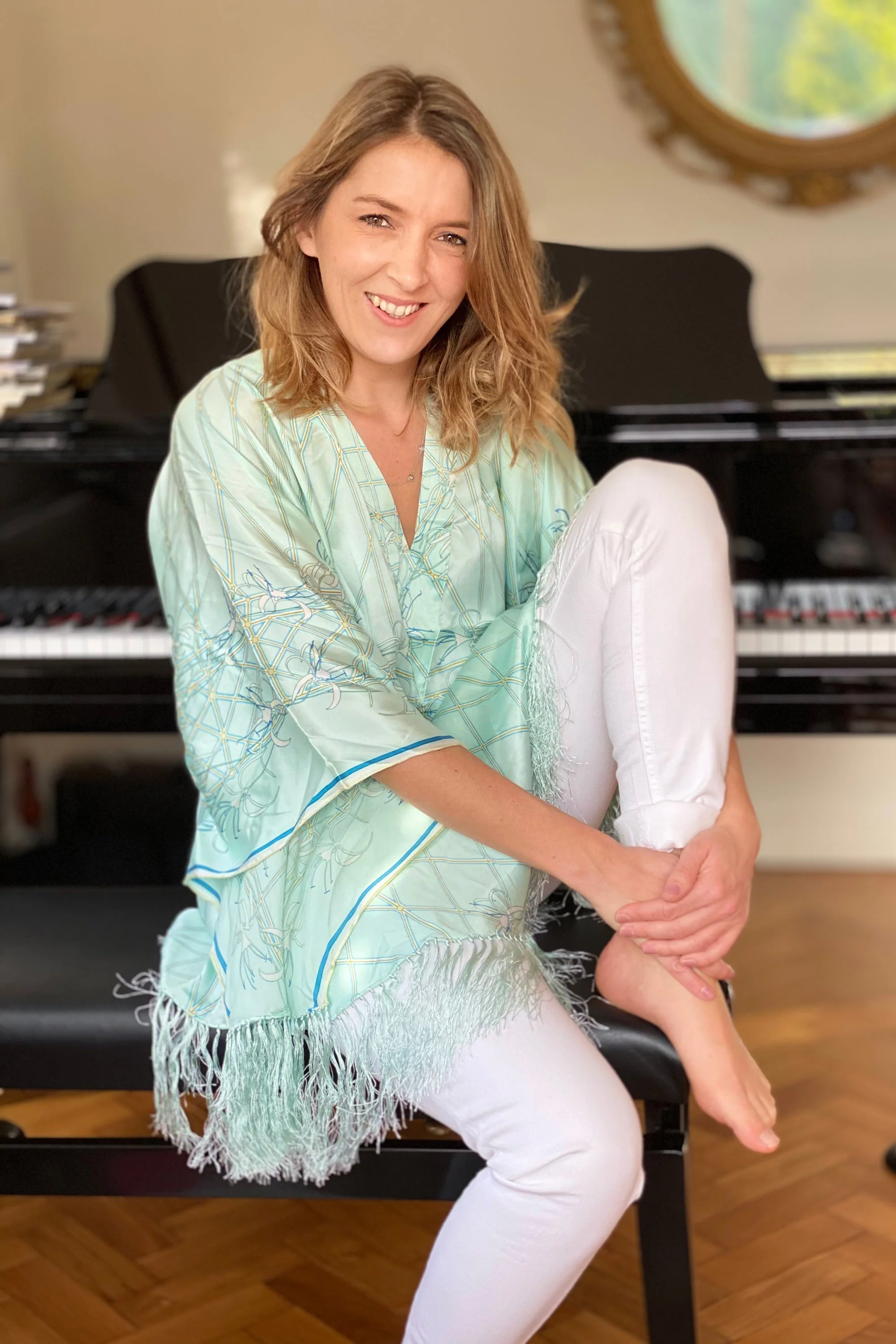 Silk Poncho SPIDERLILY - Image 3