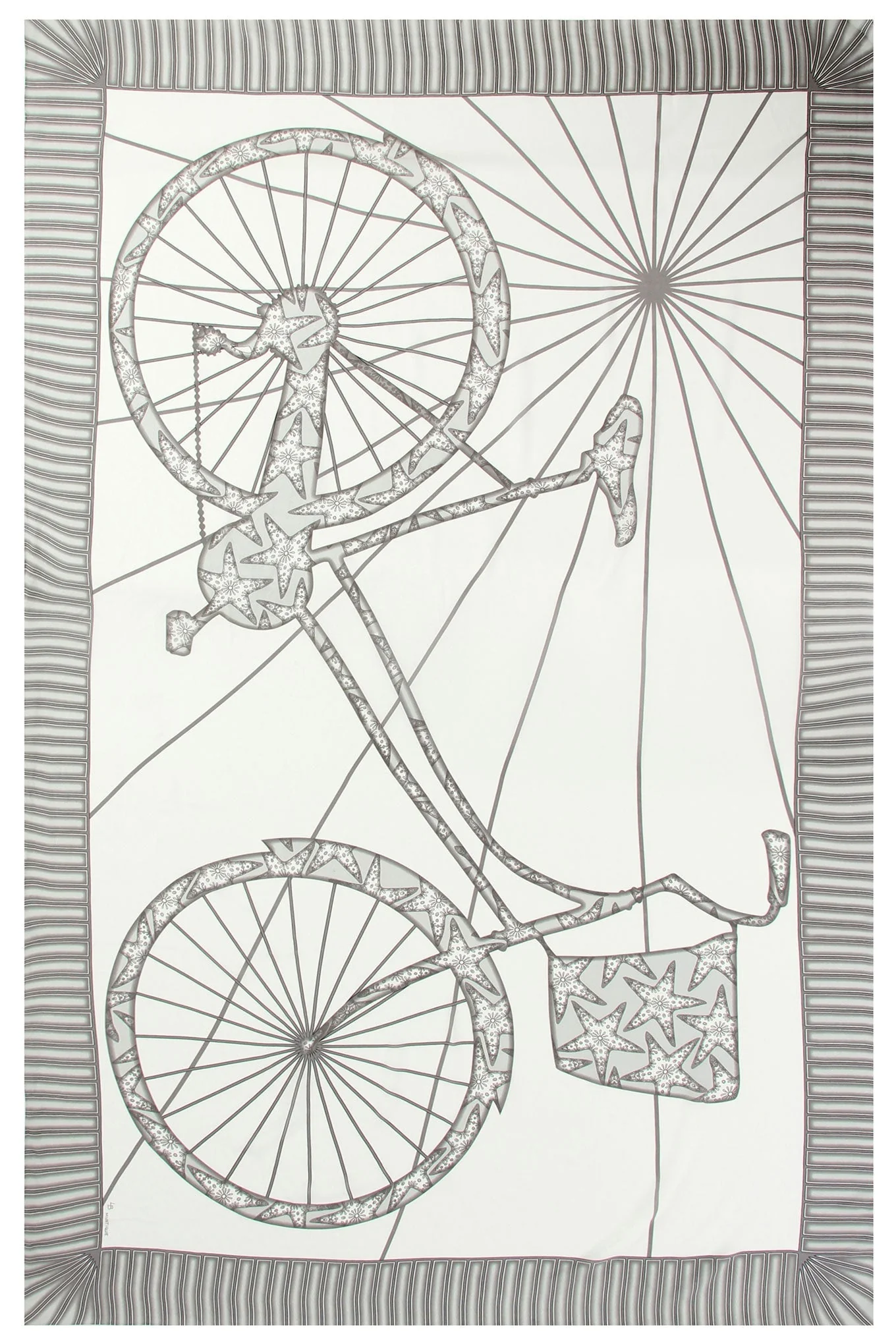 Silk Chiffon Sarong BICYCLE - Image 7
