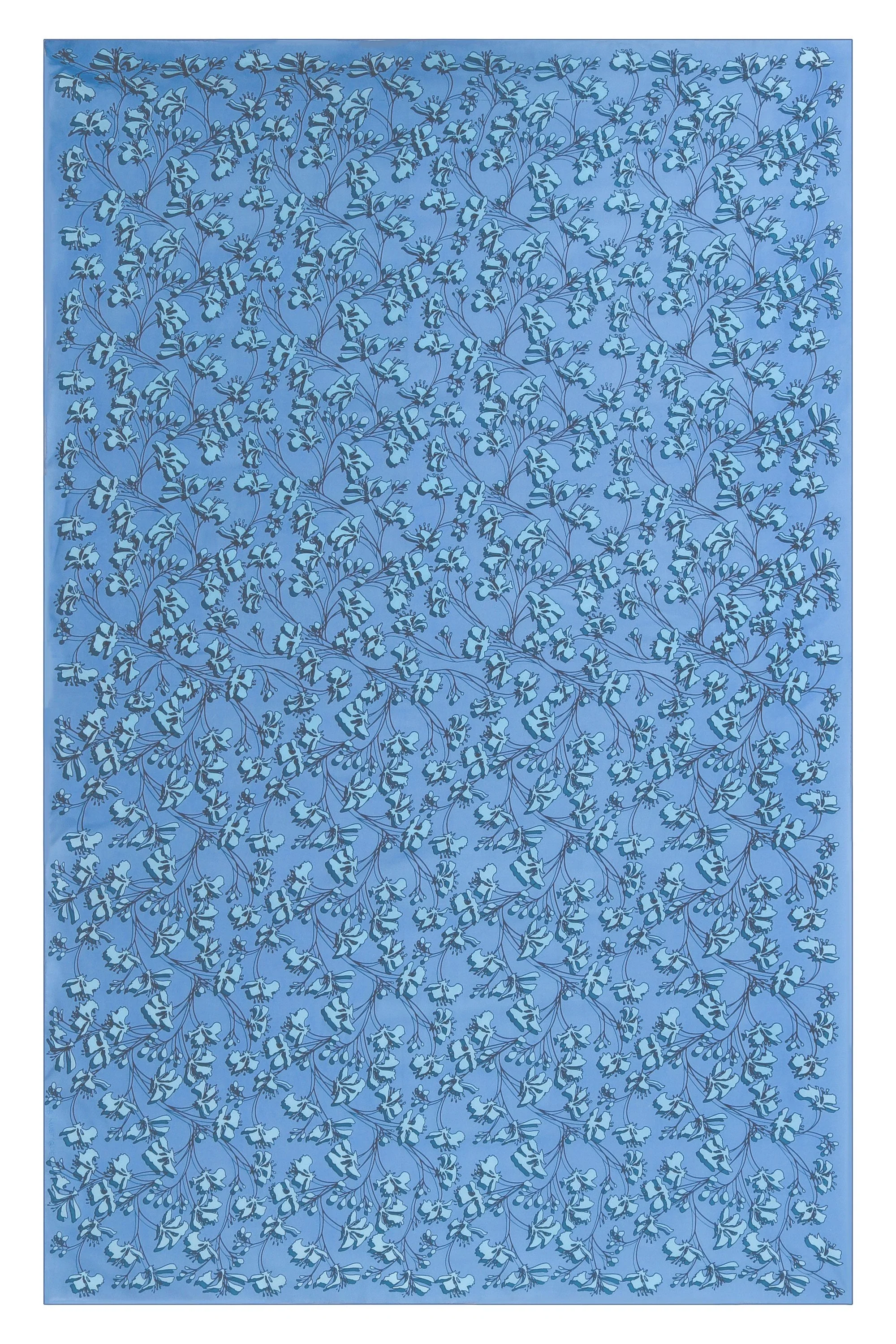 Silk Chiffon Sarong FLAMBOYANT FLOWER - Image 4