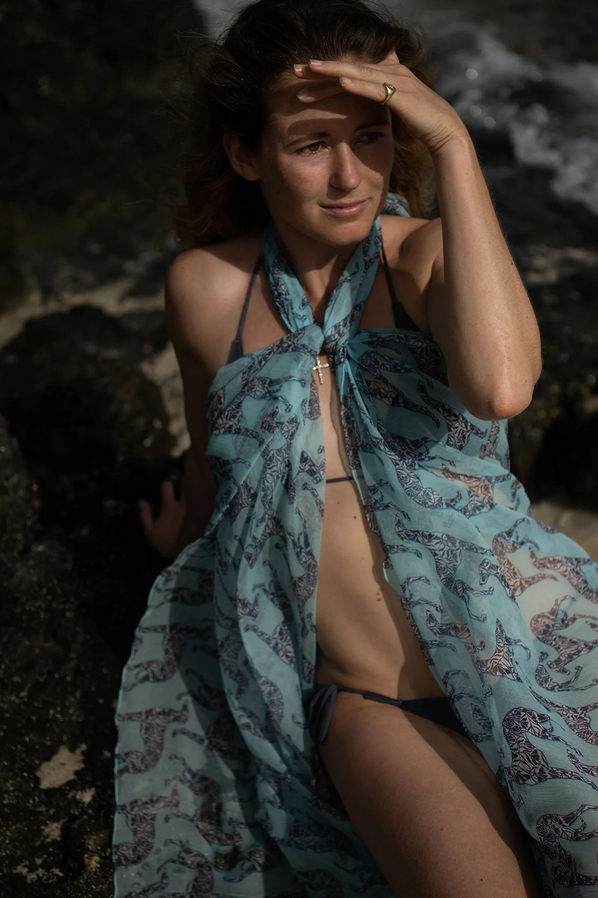 Silk Chiffon Sarong LURCHER - Image 5