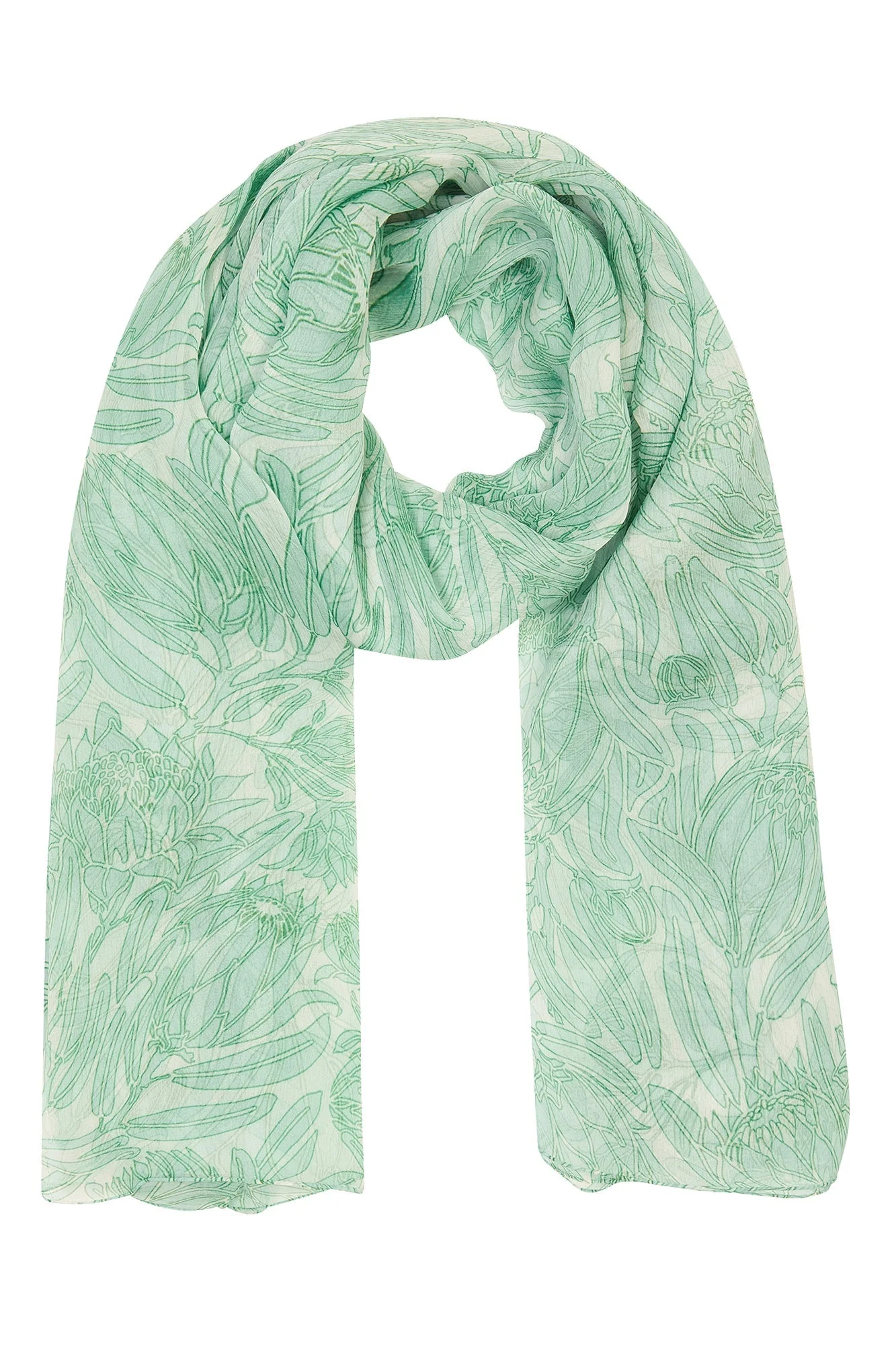 Silk Chiffon Sarong PROTEA - Image 2