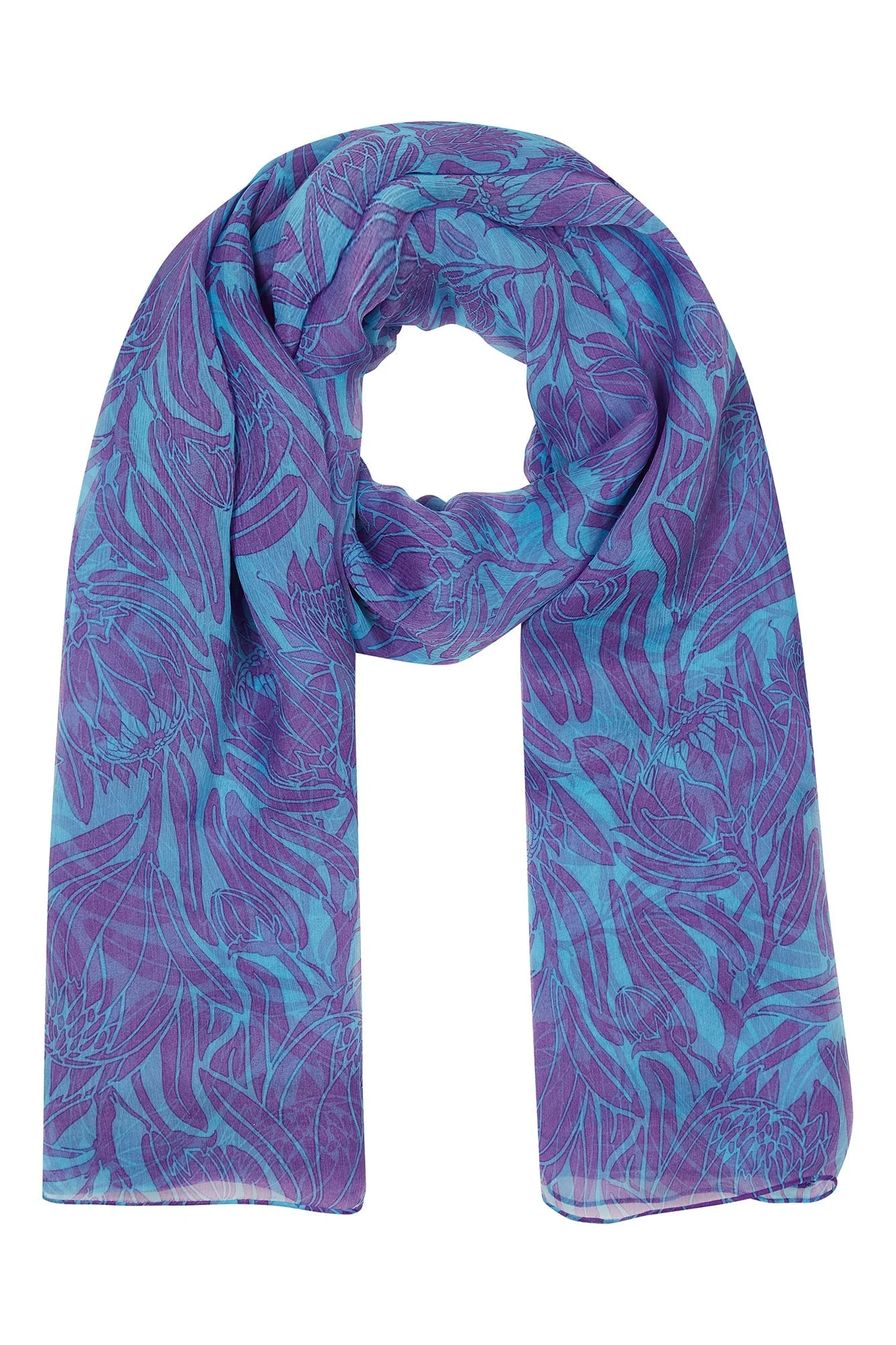 Silk Chiffon Sarong PROTEA - Image 2