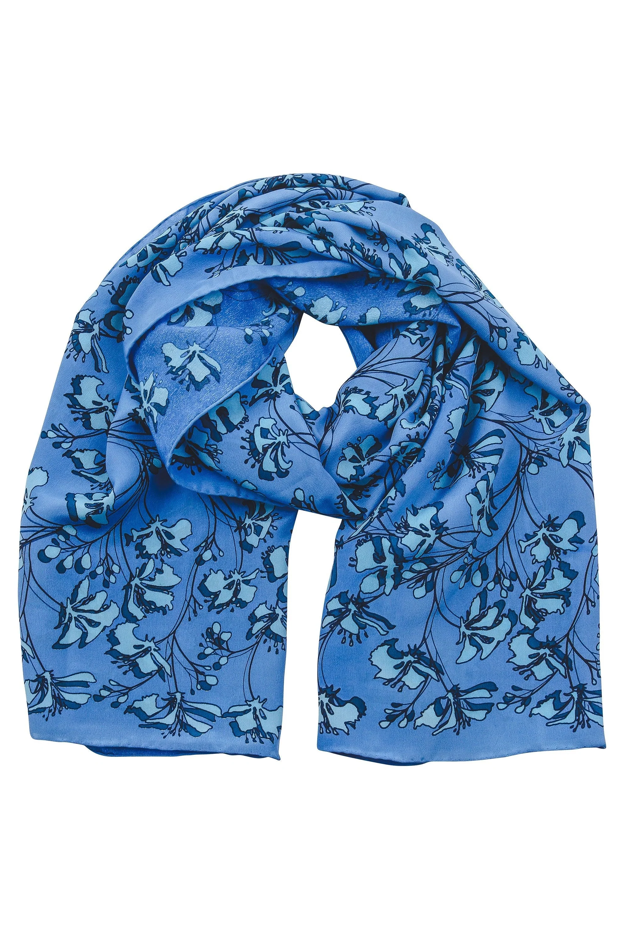 Silk Sarong  FLAMBOYANT FLOWER - Image 7