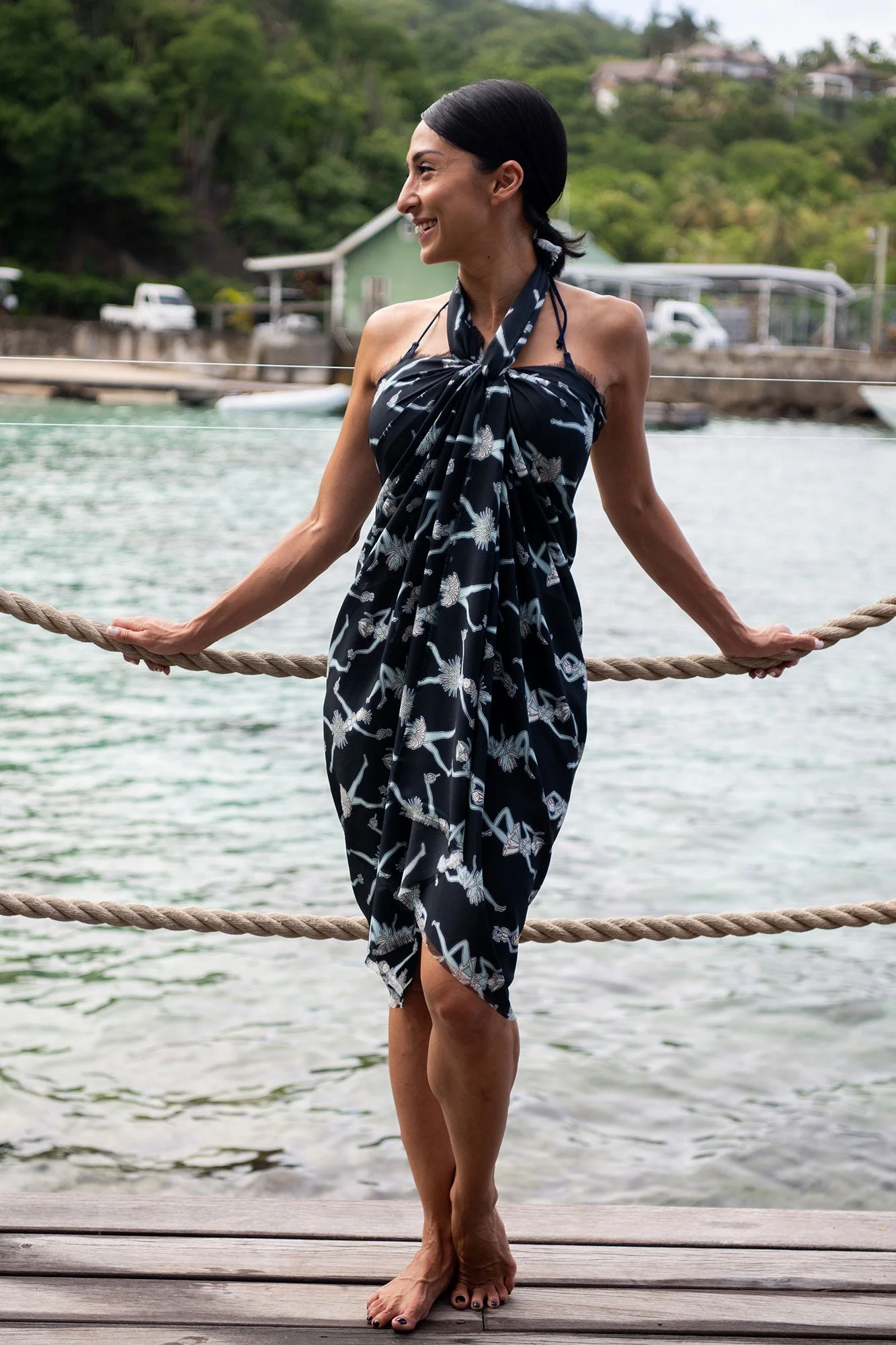 Silk Sarong FRUIT PUNCH - Image 5