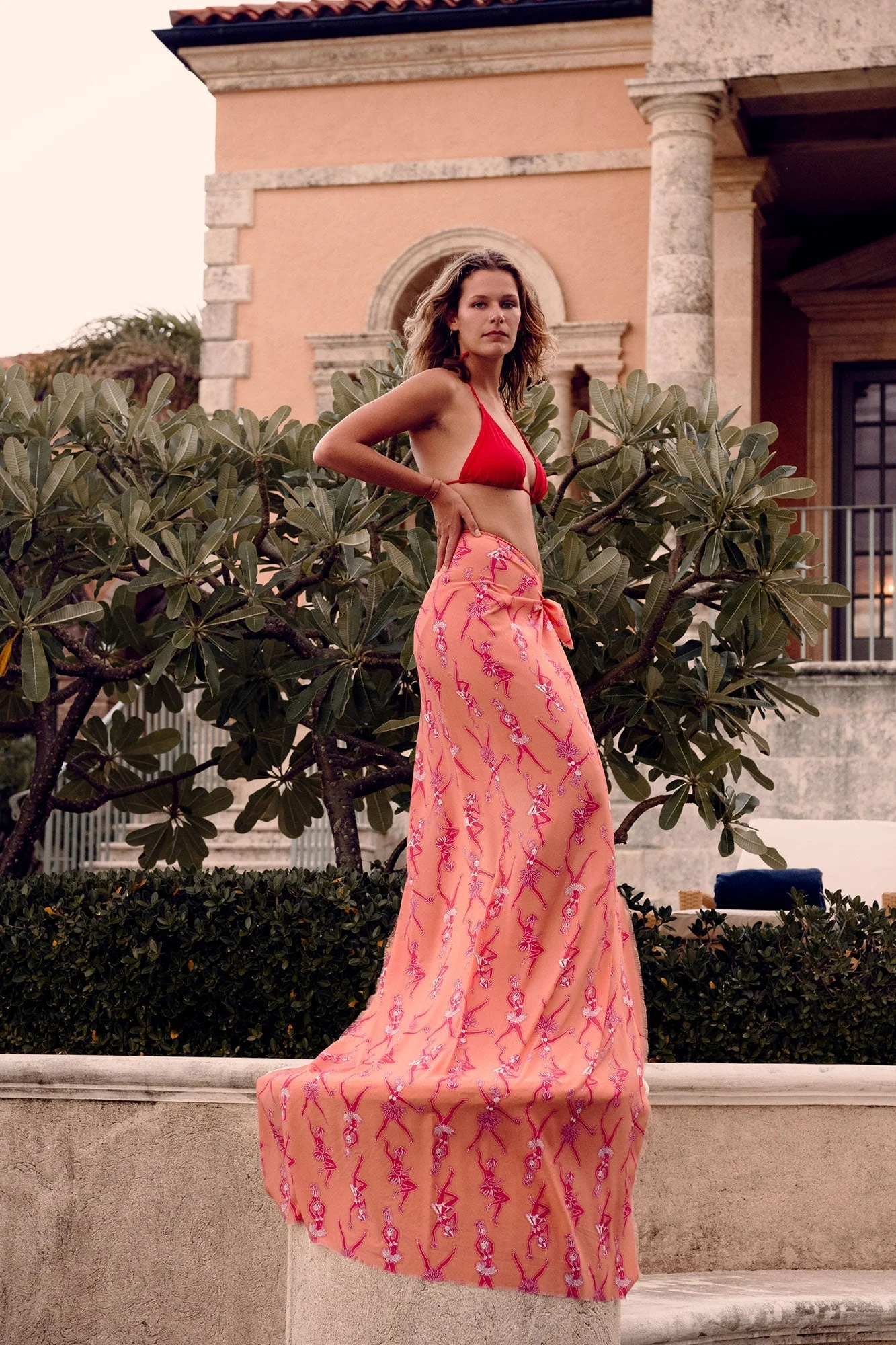 Silk Sarong  FRUIT PUNCH - Image 4