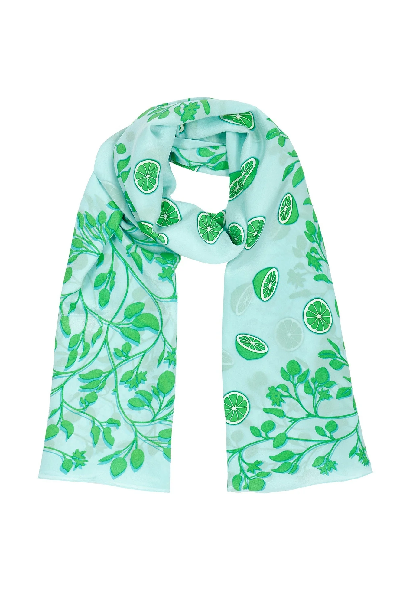 Silk Sarong  LIME TREE - Image 9