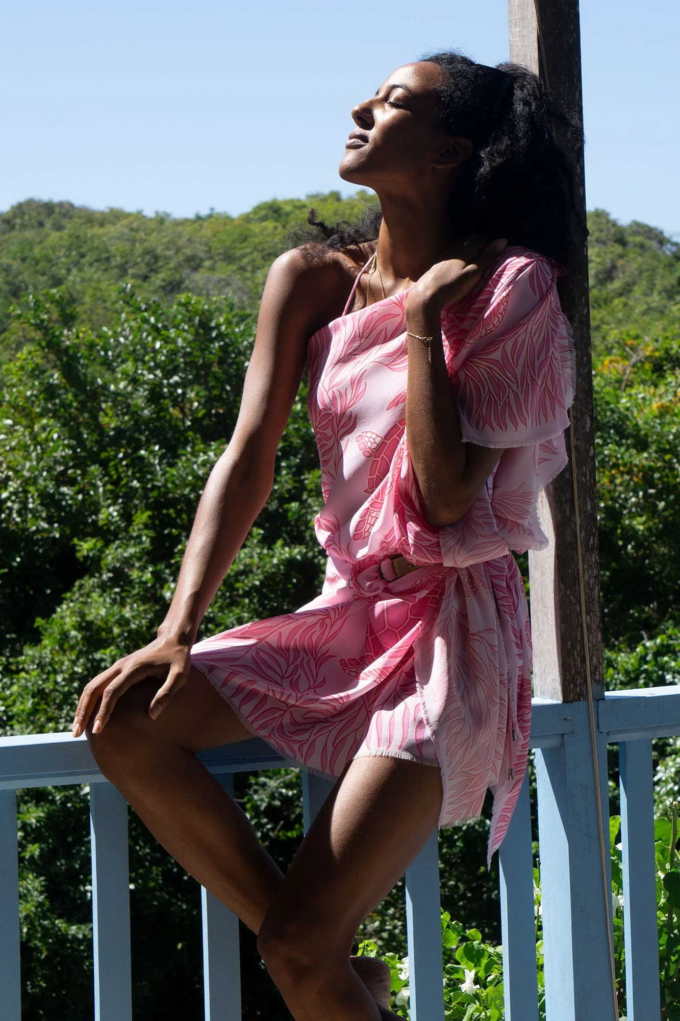 Silk Sarong  TURTLE TRELLIS - Image 5