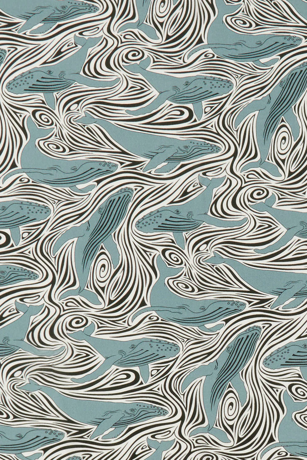 Silk Sarong  WHALE - Image 7