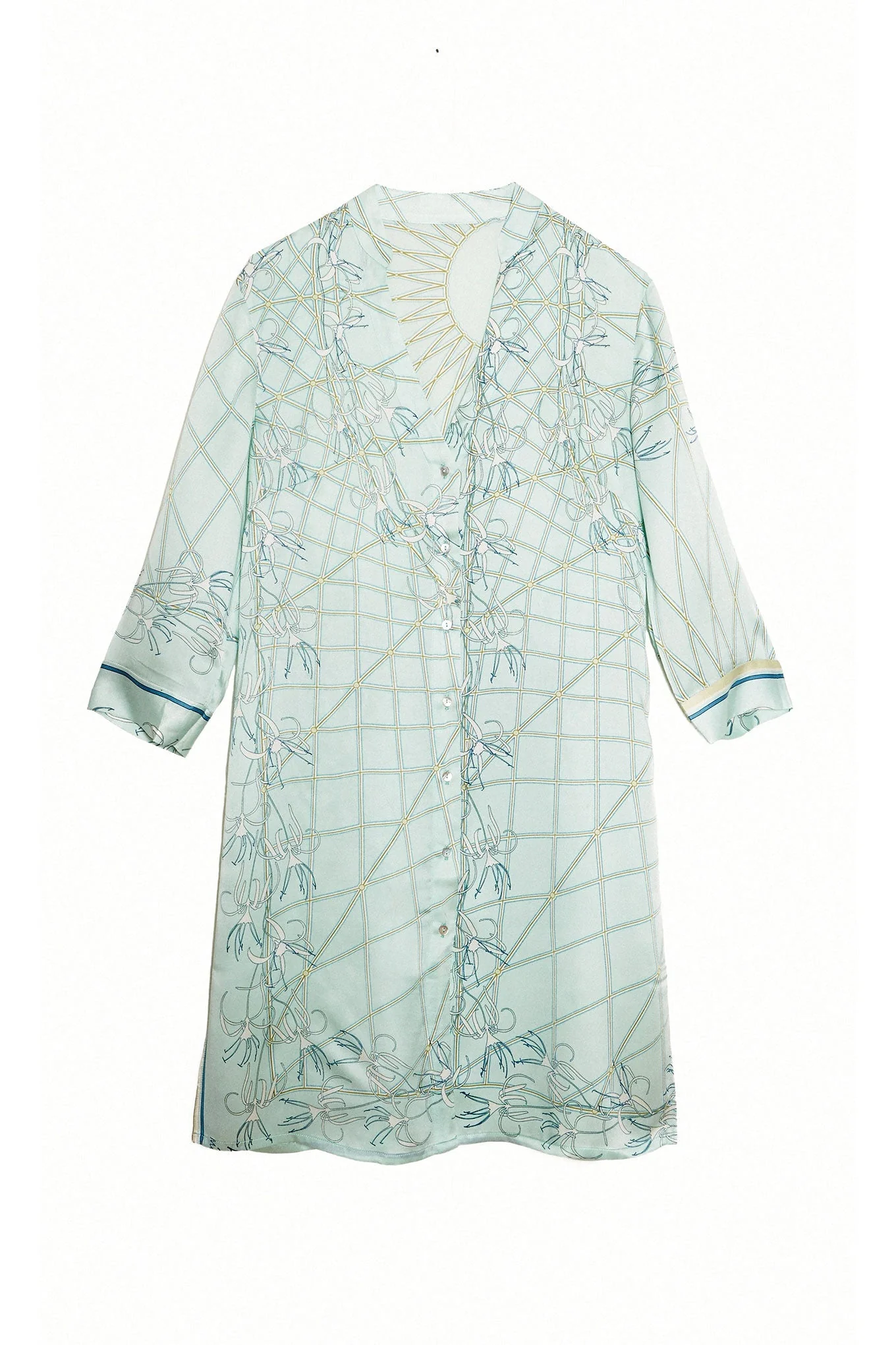 Silk Shirt Dress SPIDERLILY - Image 4