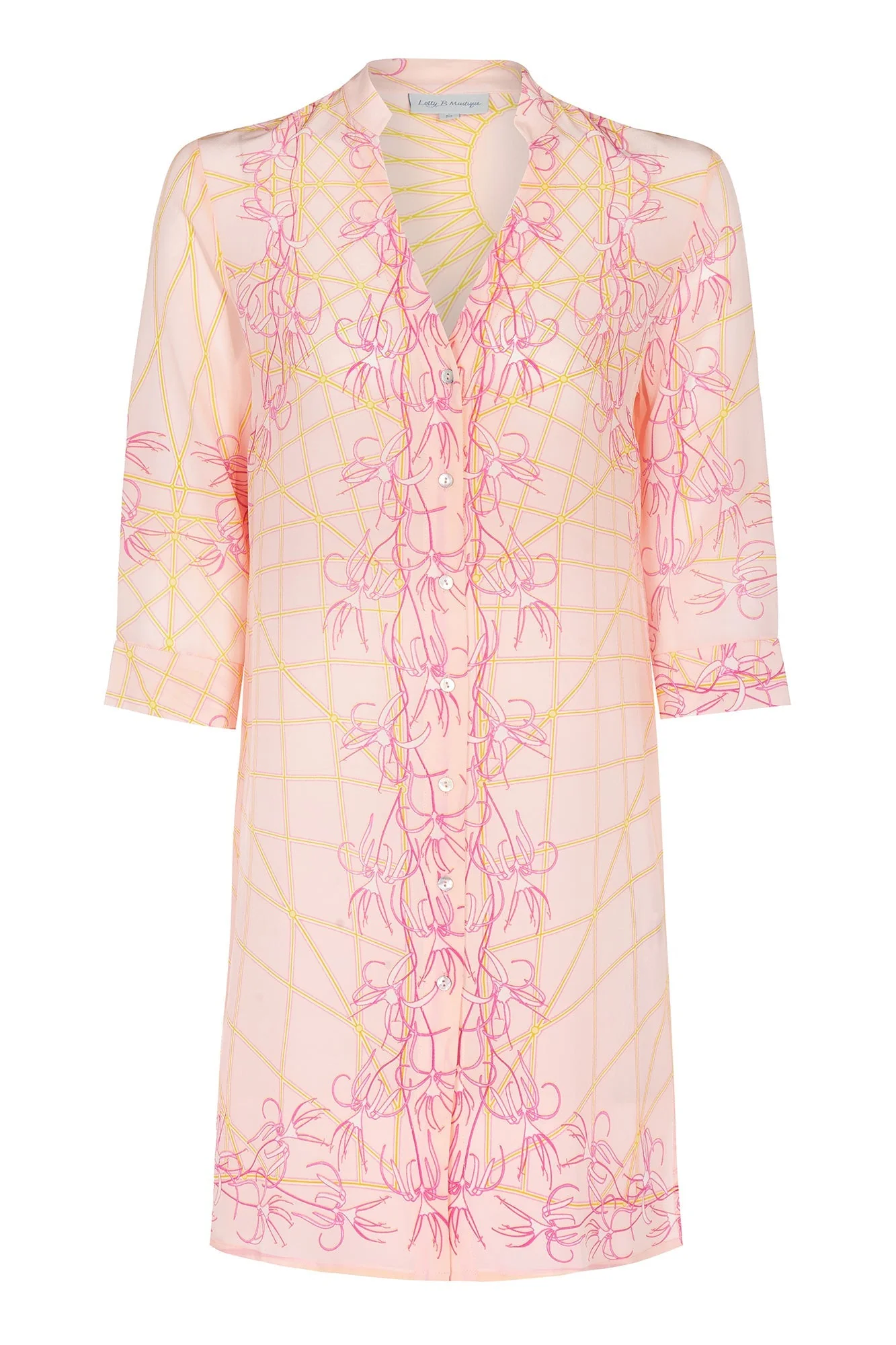 Silk Shirt Dress SPIDERLILY - Image 2