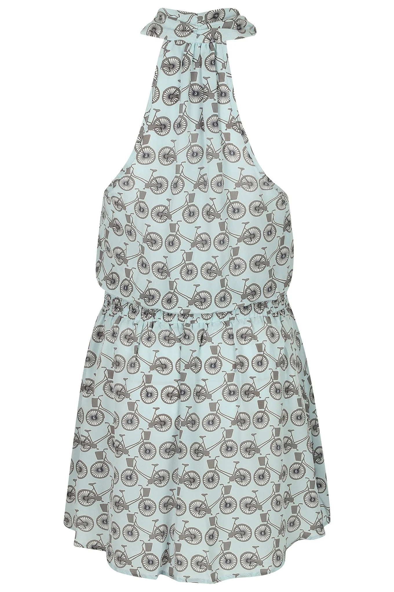 Silk Short Halter Dress BICYCLE - Image 6