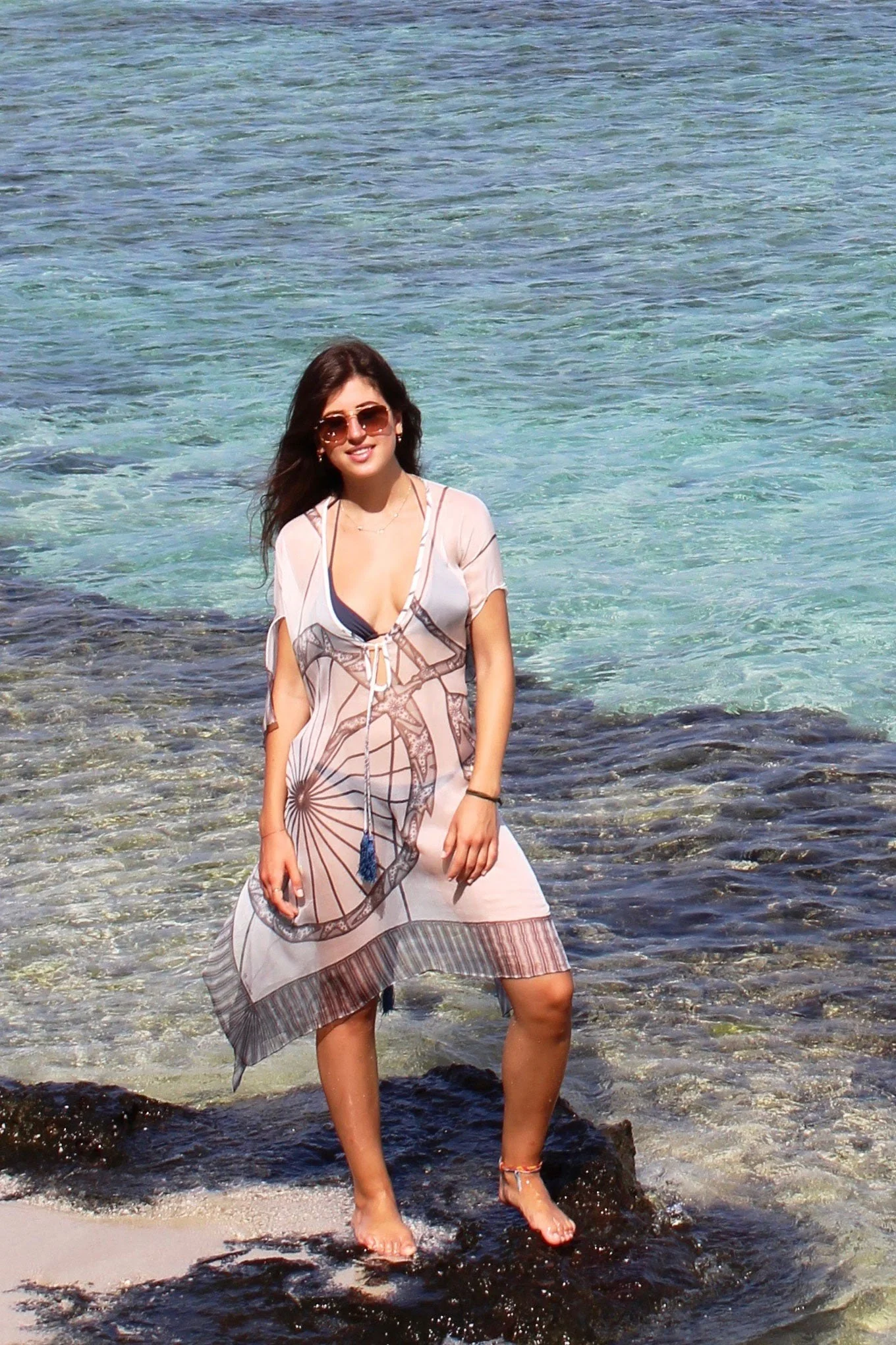 Silk Chiffon Cosima Kaftan BICYCLE - Image 3