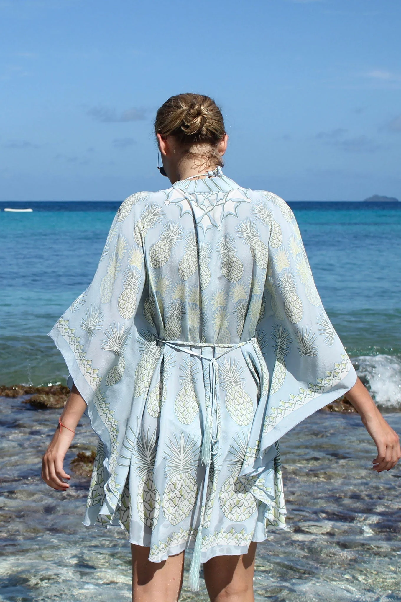 Silk Lotty Kaftan PINEAPPLE - Image 5