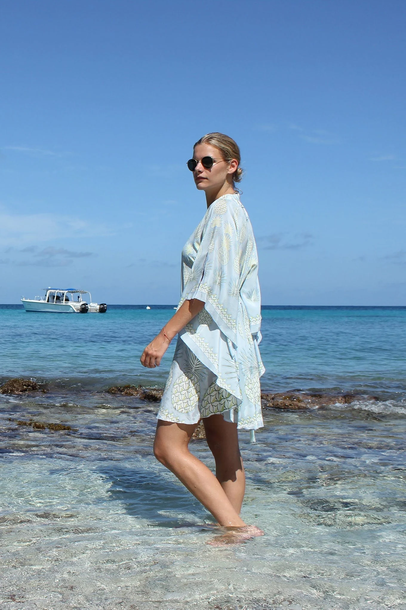 Silk Lotty Kaftan PINEAPPLE - Image 6