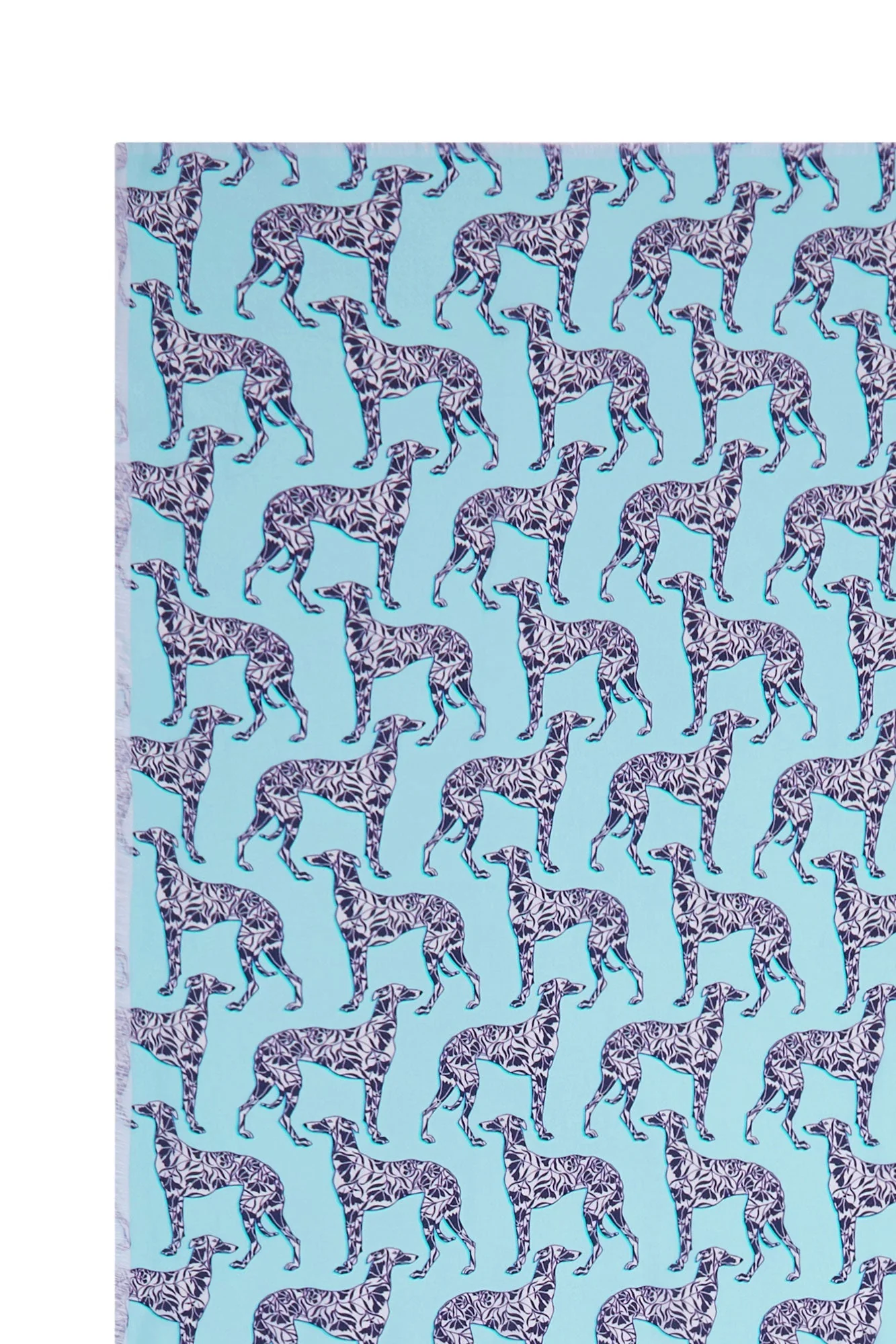 Silk Long Scarf LURCHER - Image 10