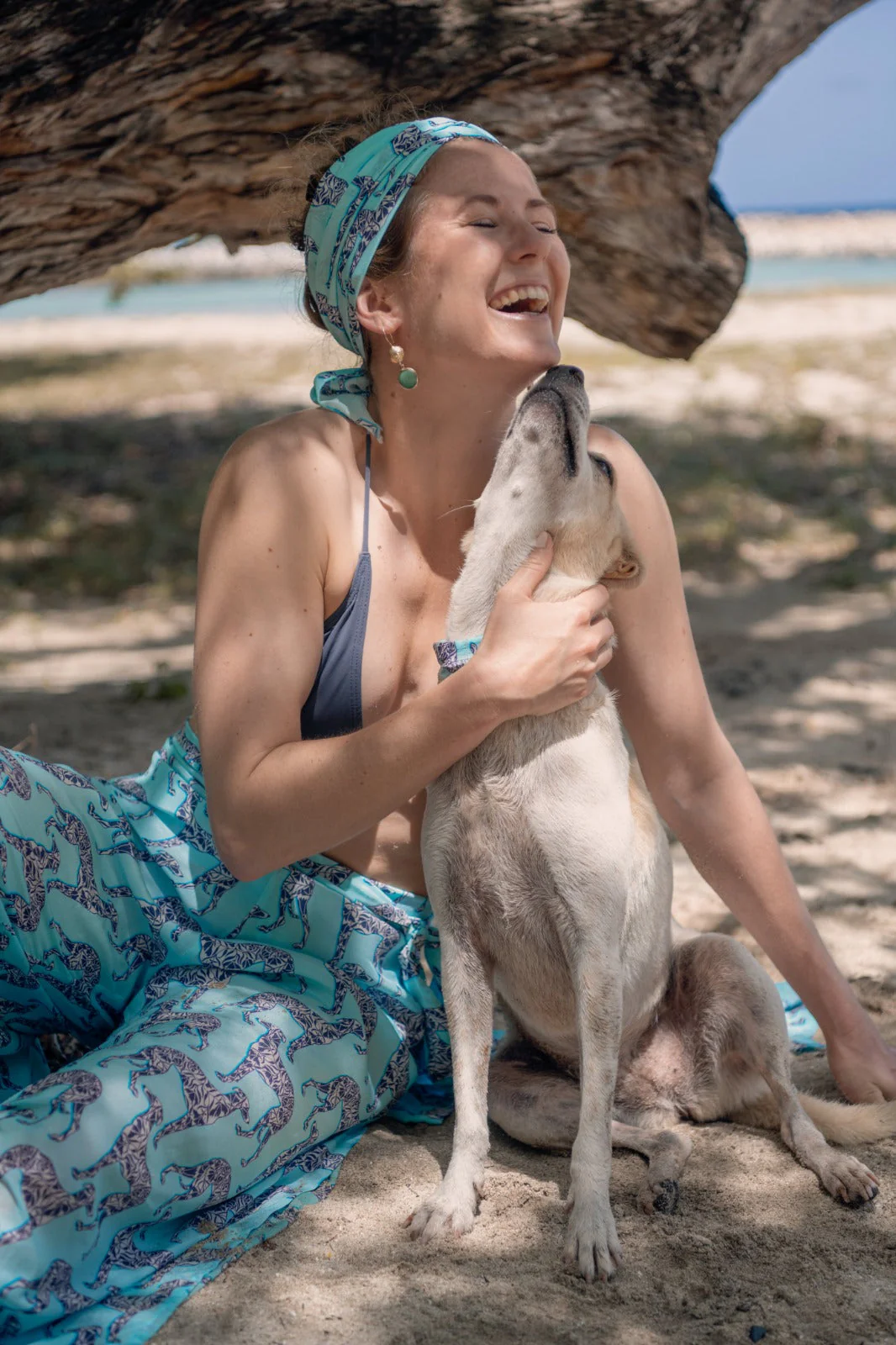Silk Long Scarf LURCHER - Image 8