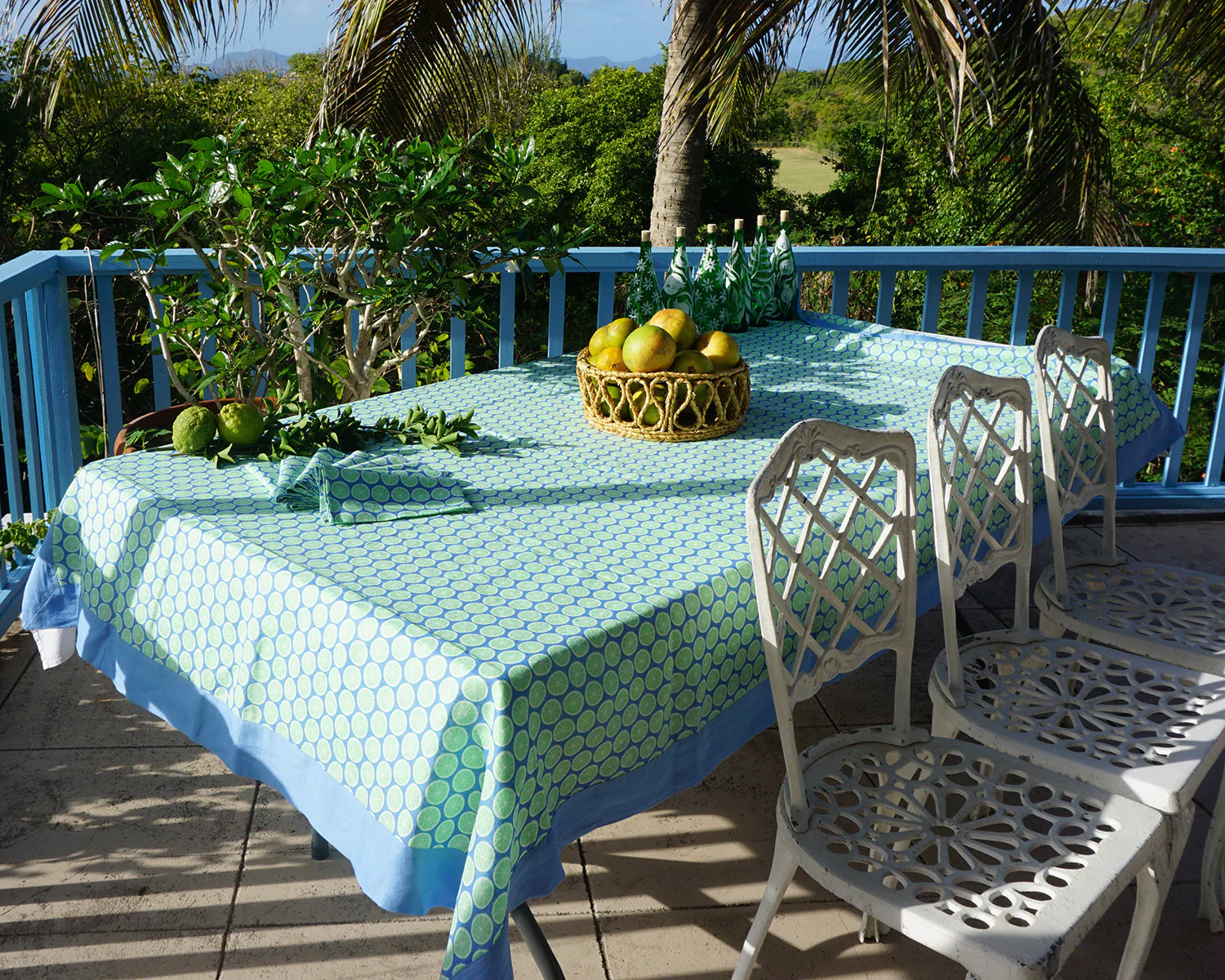 Tablecloth & Napkin Set LIME SLICE - Image 3