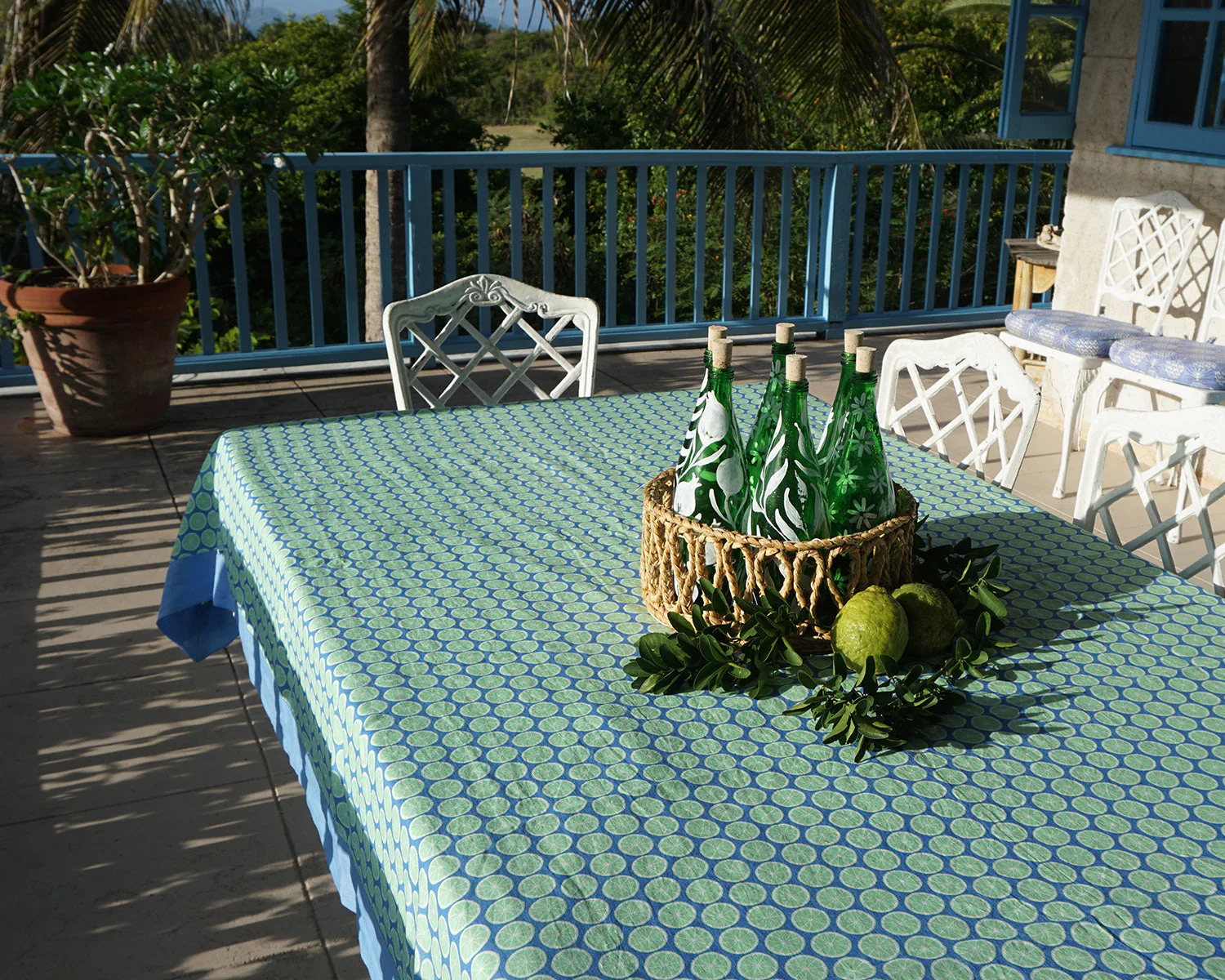 Tablecloth & Napkin Set LIME SLICE - Image 4