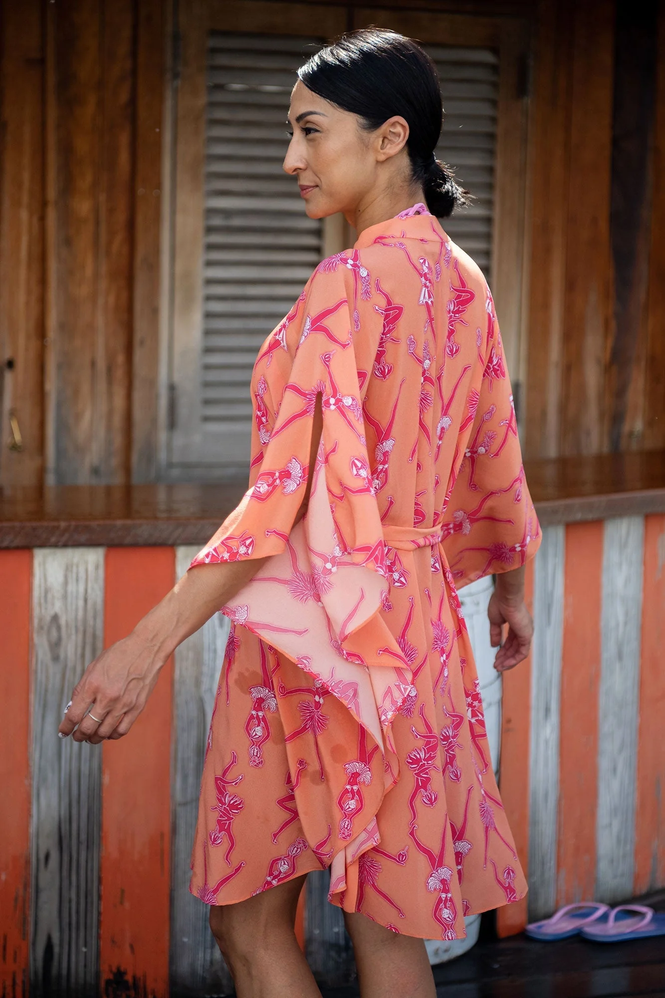 Silk Lotty Kaftan FRUIT PUNCH - Image 8