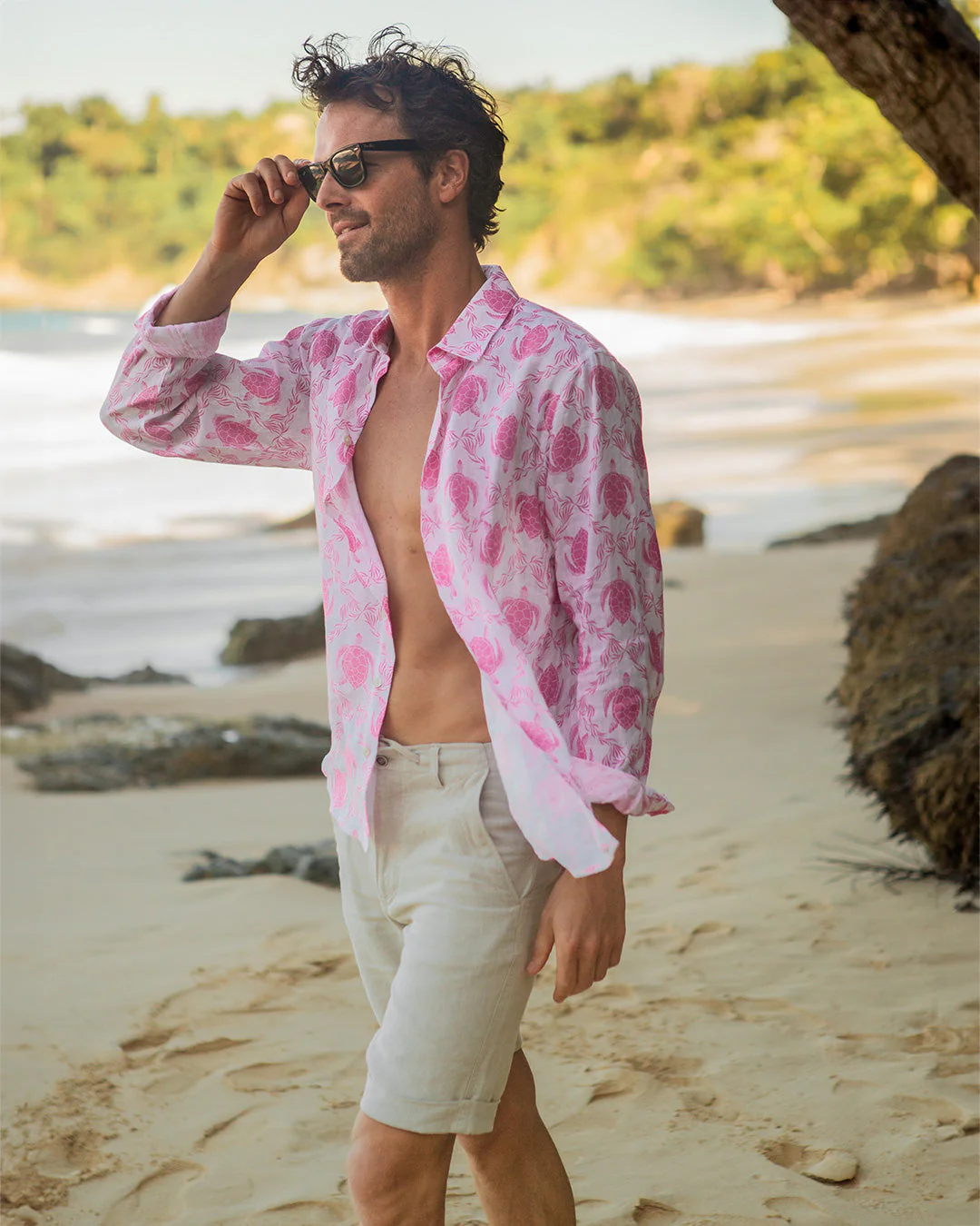Casual Linen Shorts - Image 3