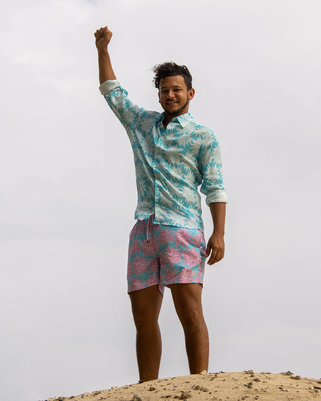Mens Linen Shirt AGAVE - Image 6