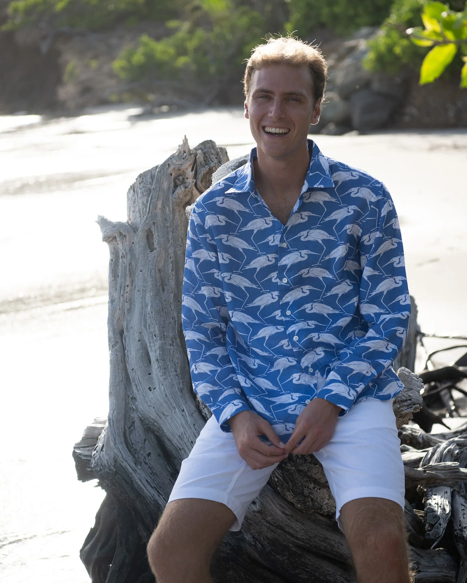 Linen Shirt EGRET - Image 2