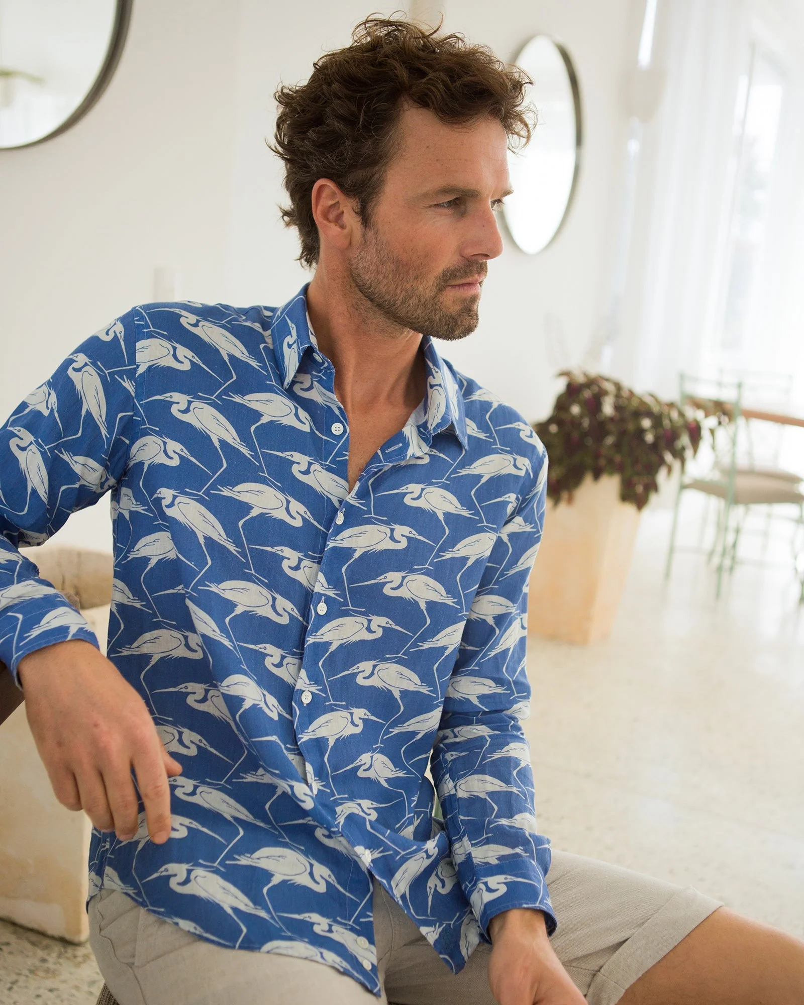 Linen Shirt EGRET - Image 8
