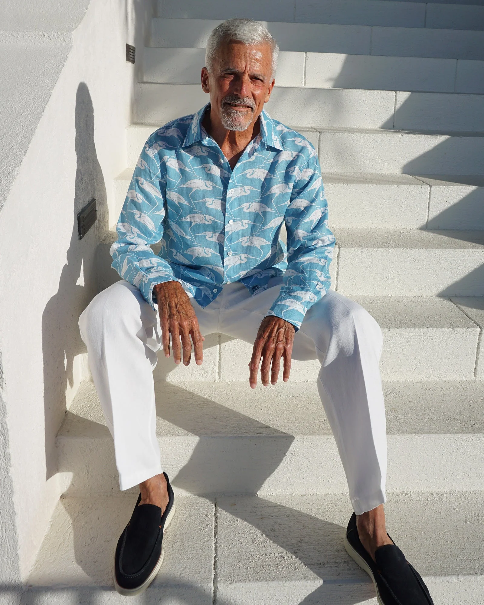 Linen Shirt EGRET - Image 2