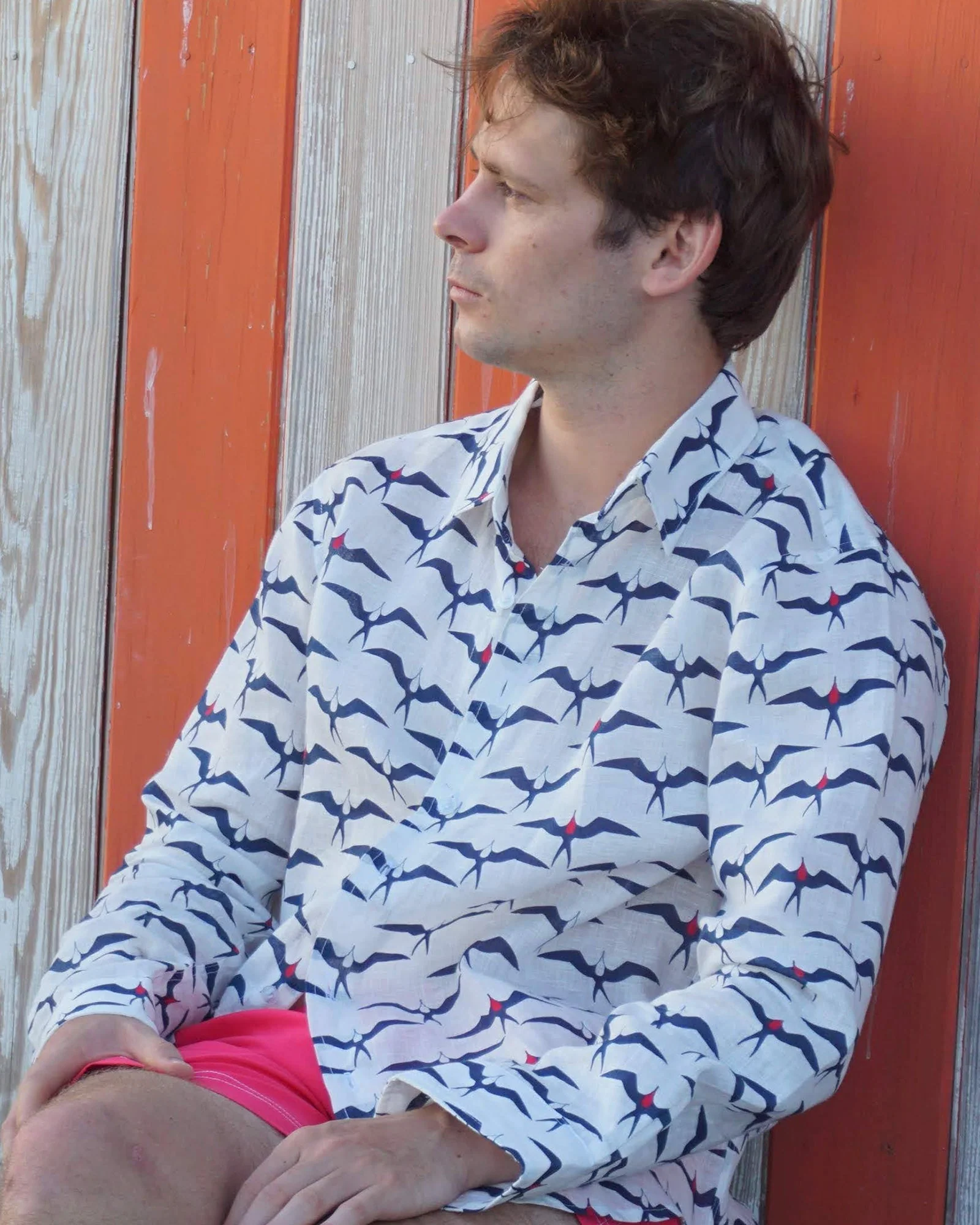 Linen Shirt FRIGATE BIRD - Image 4