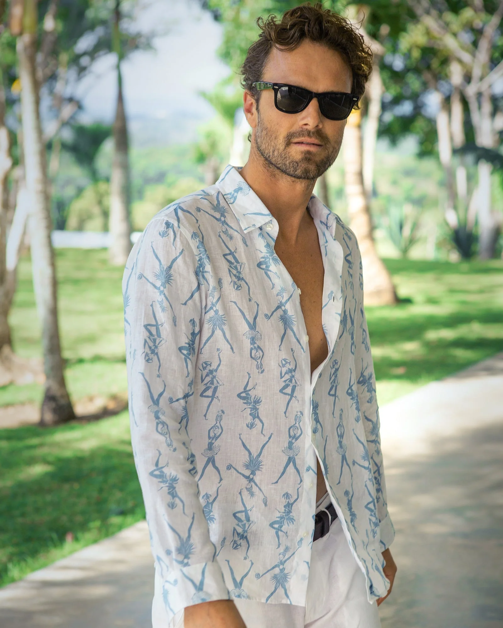 Linen Shirt FRUIT PUNCH - Image 3